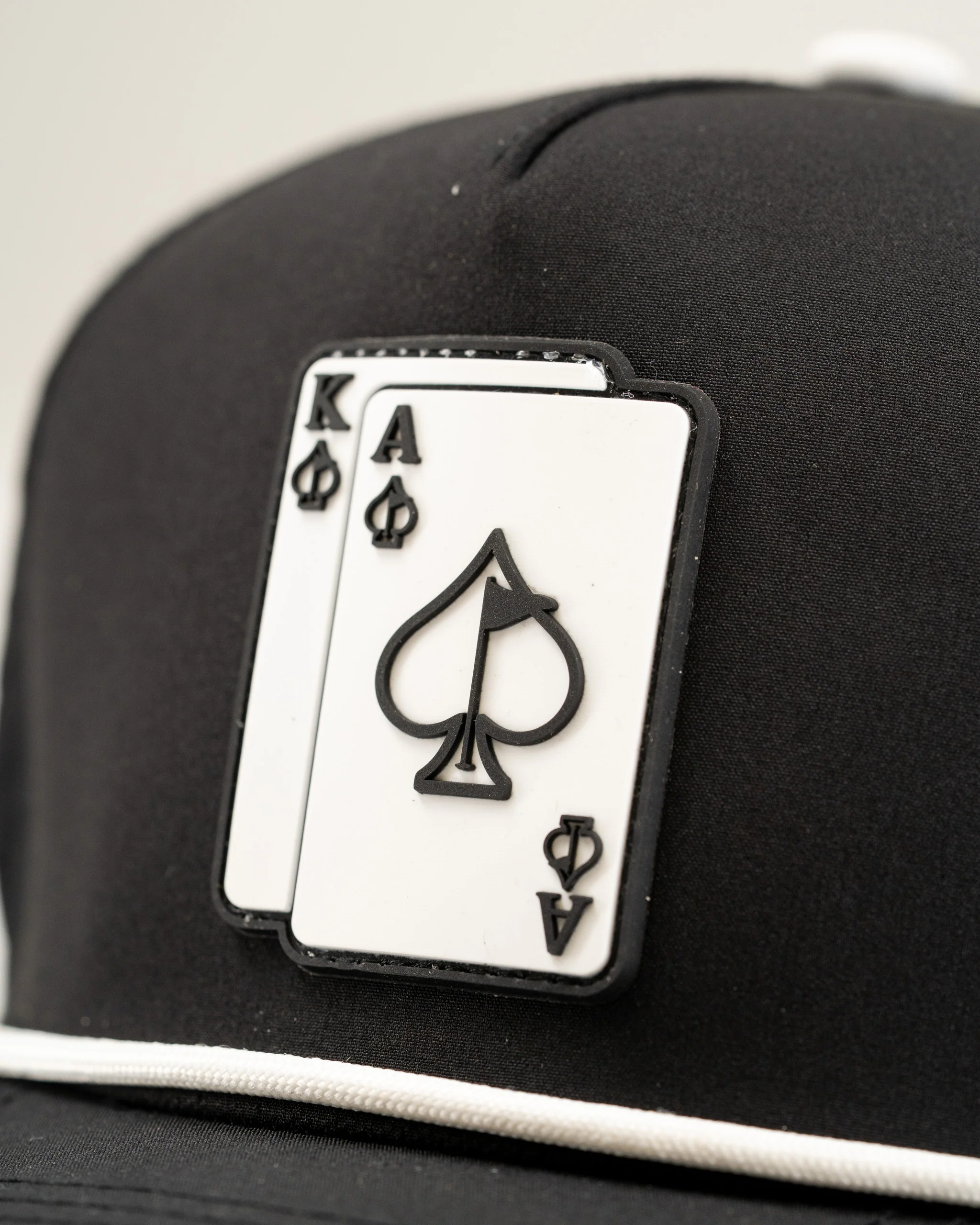 Ace/King Black - Perforated Rope Hat - Image 4