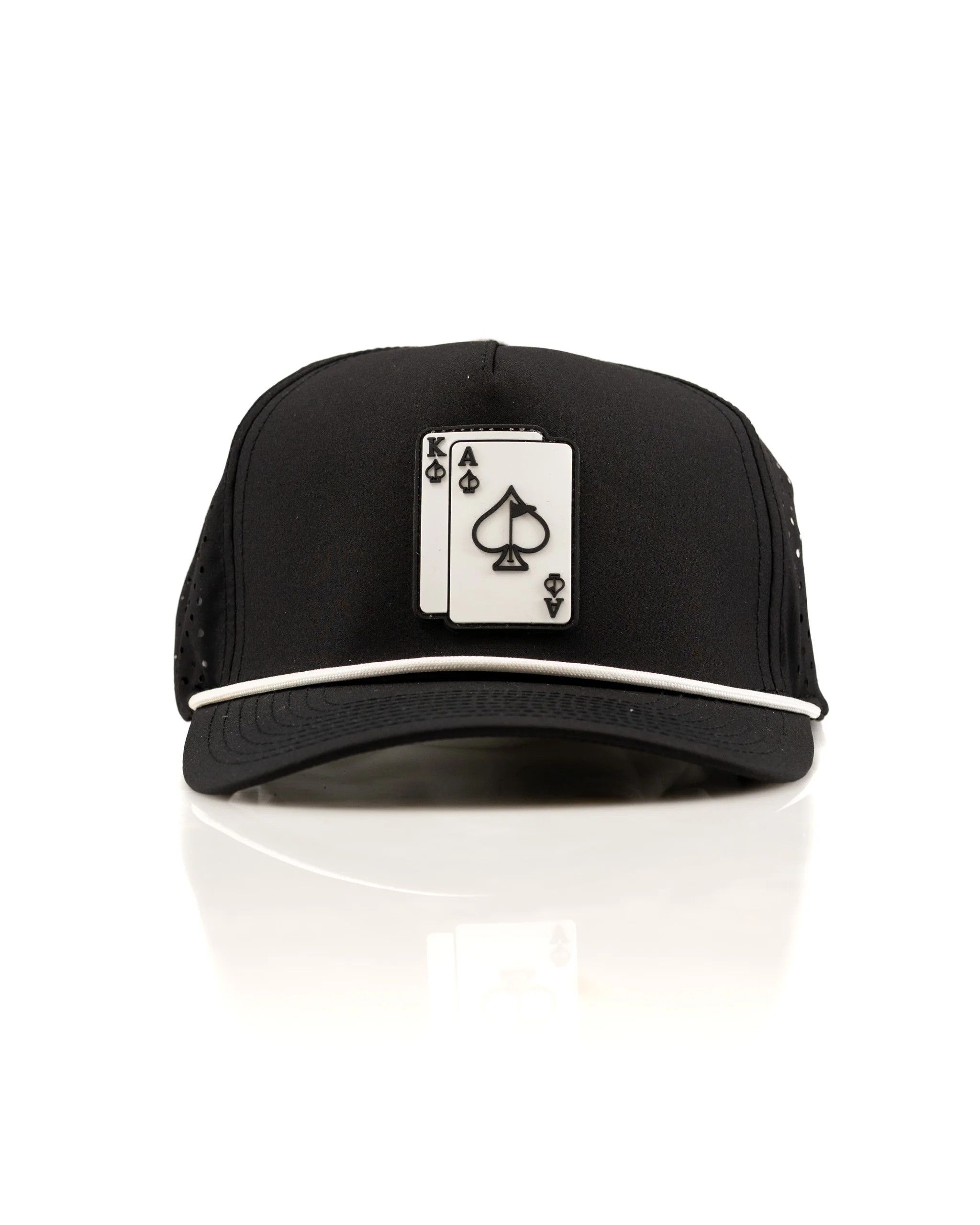 Ace/King Black - Perforated Rope Hat - Image 5