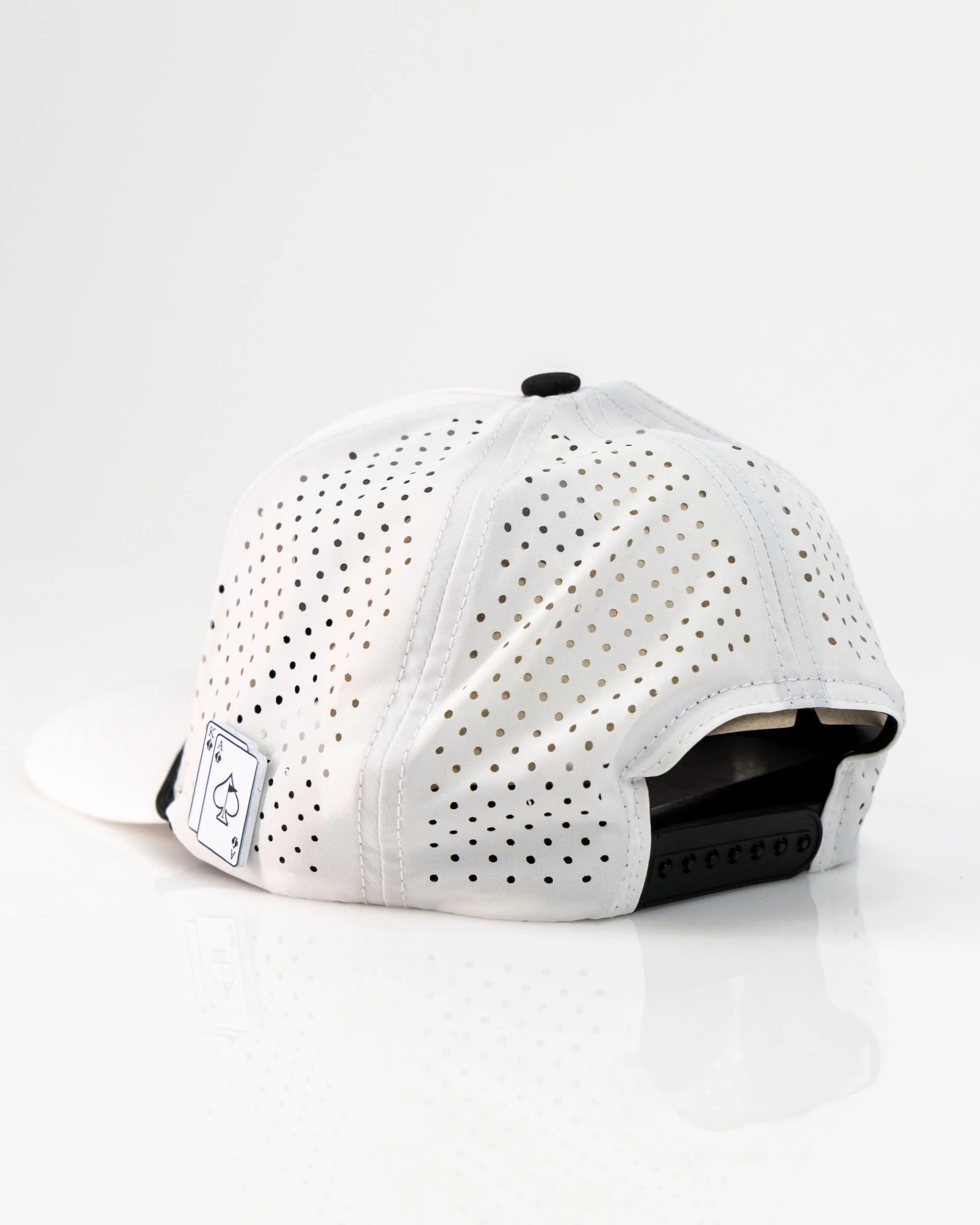 Ace/King White - Perforated Rope Hat - Image 7
