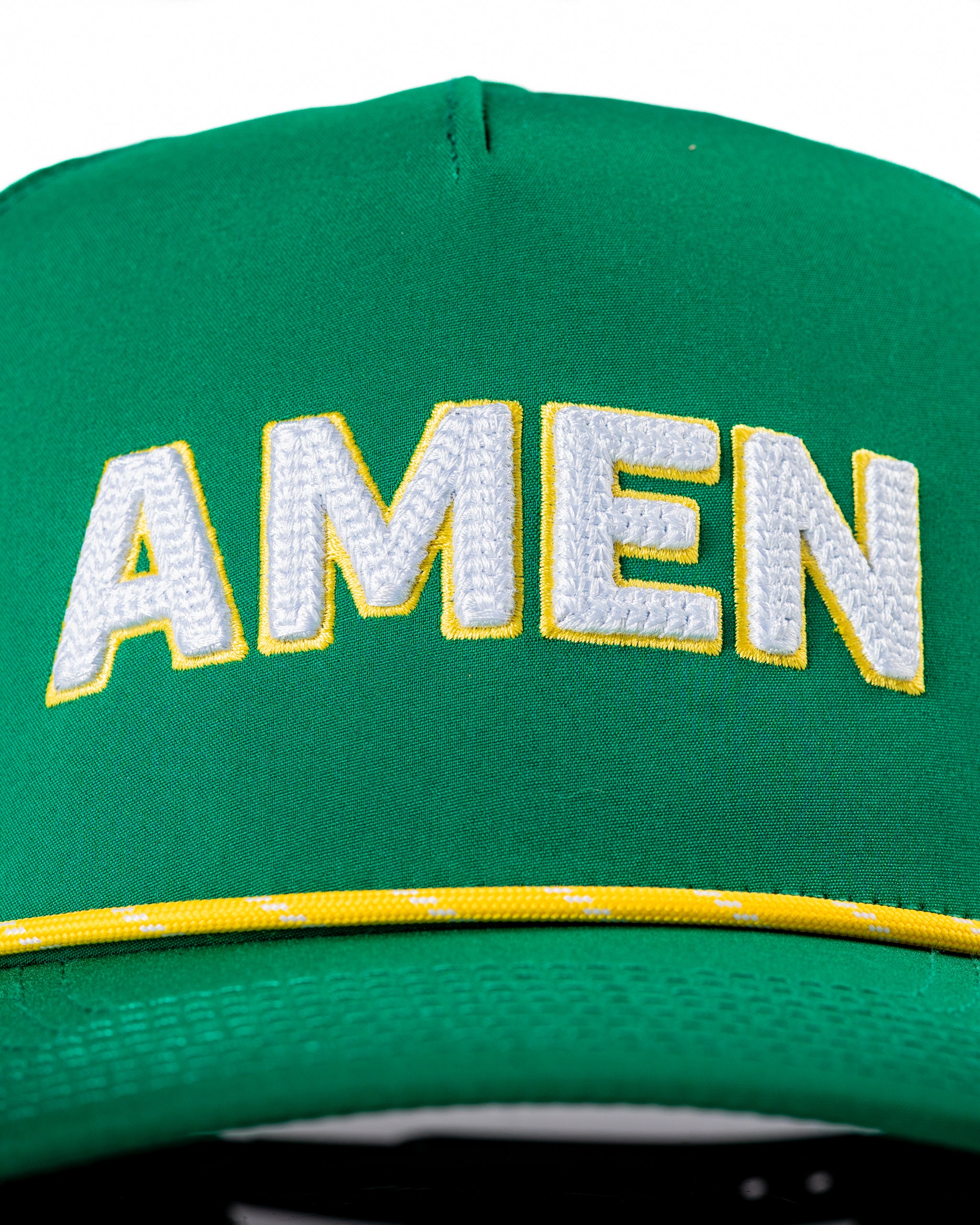Amen Green - Perforated Rope Hat - Image 4