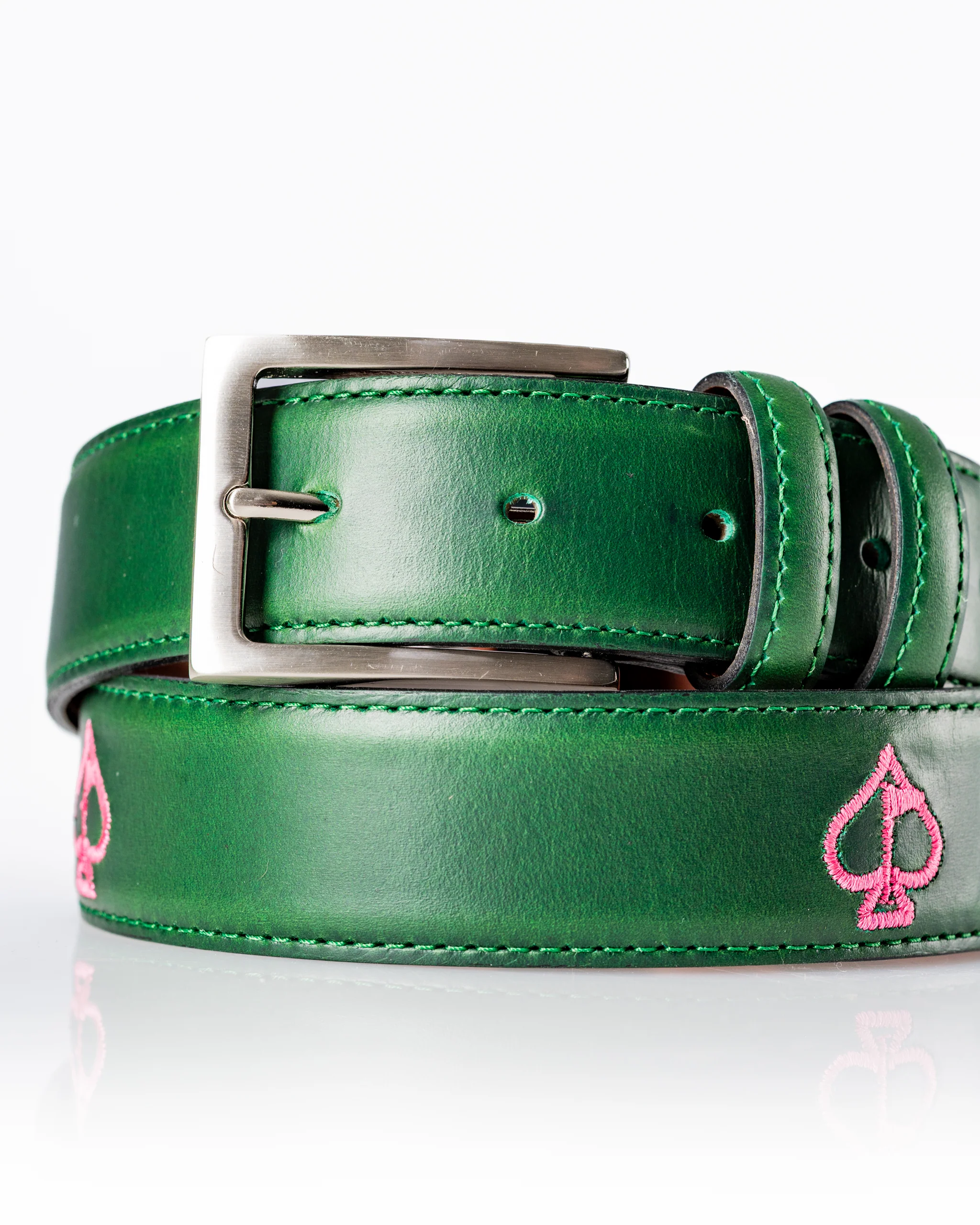 Augusta 2026 Embroidered Spade Leather Belt - Image 5