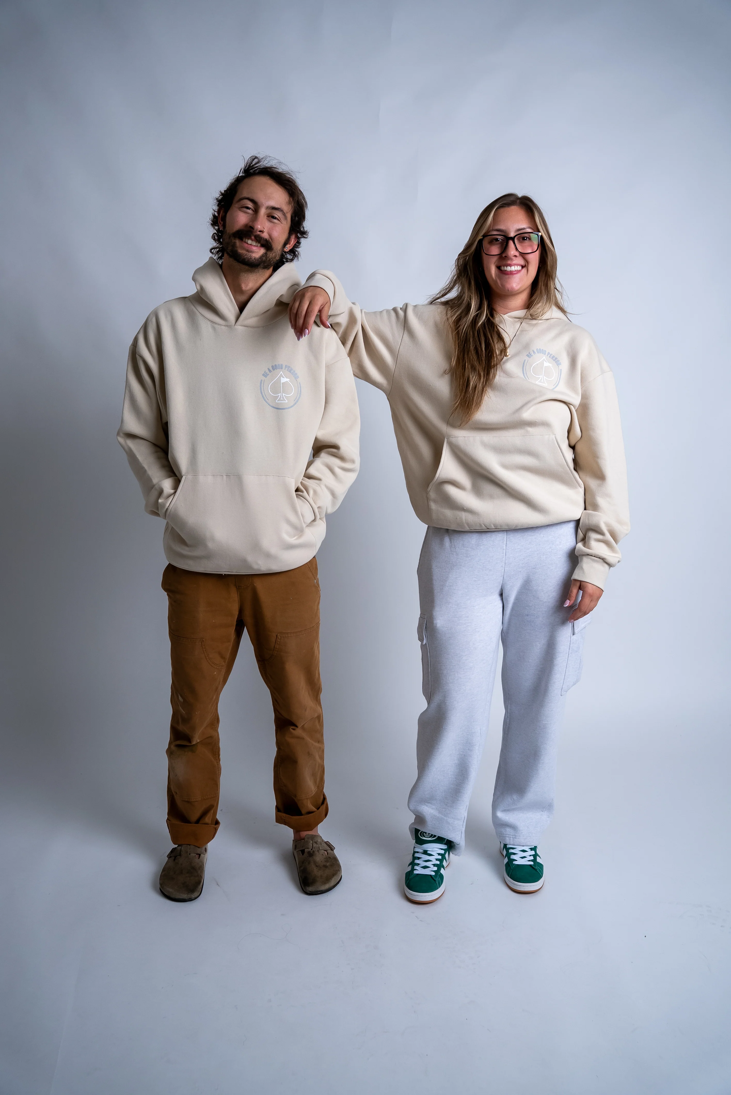 Be A Good Person X Pins and Aces Relax Hood Hoodie - Cream - Image 18