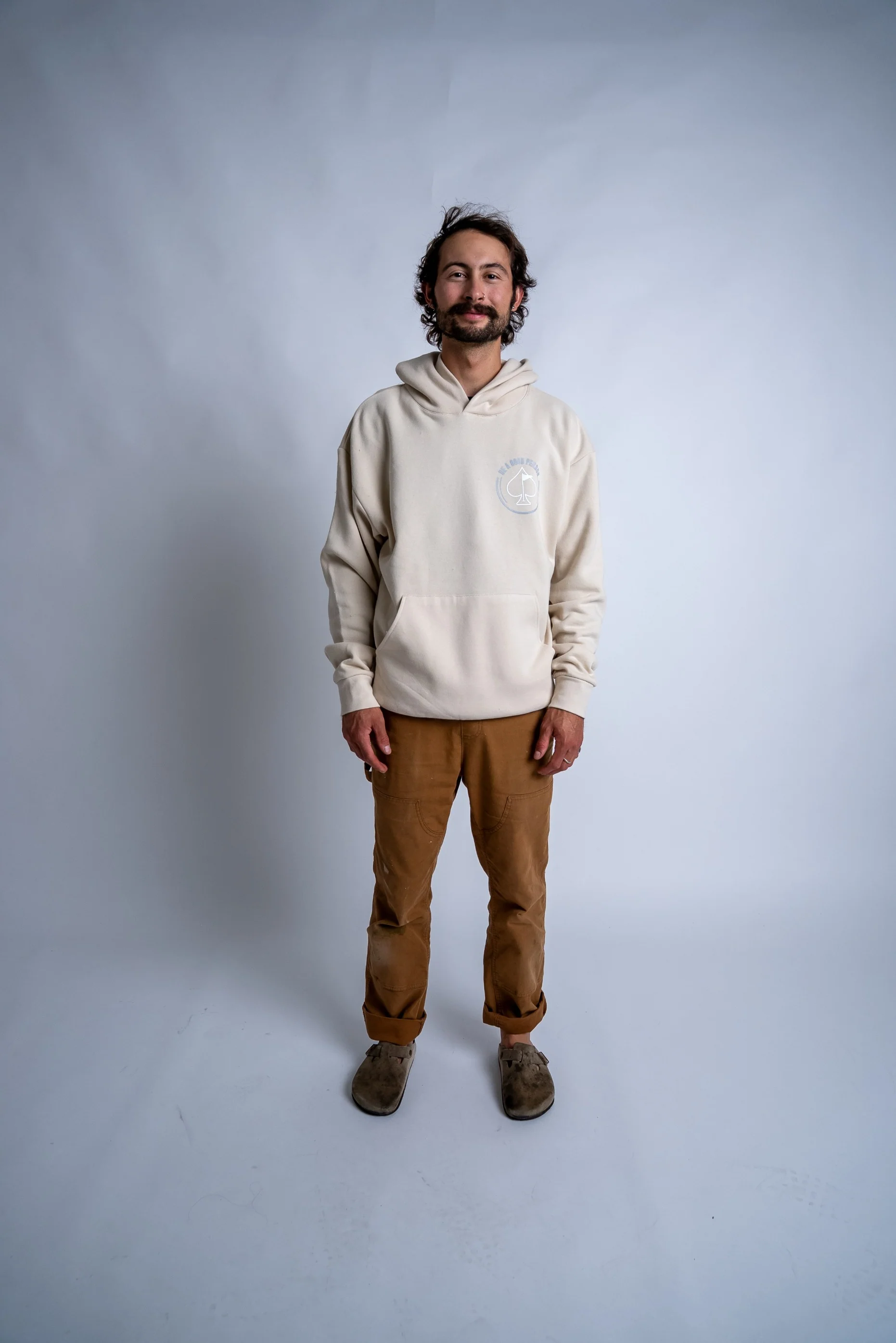 Be A Good Person X Pins and Aces Relax Hood Hoodie - Cream - Image 3