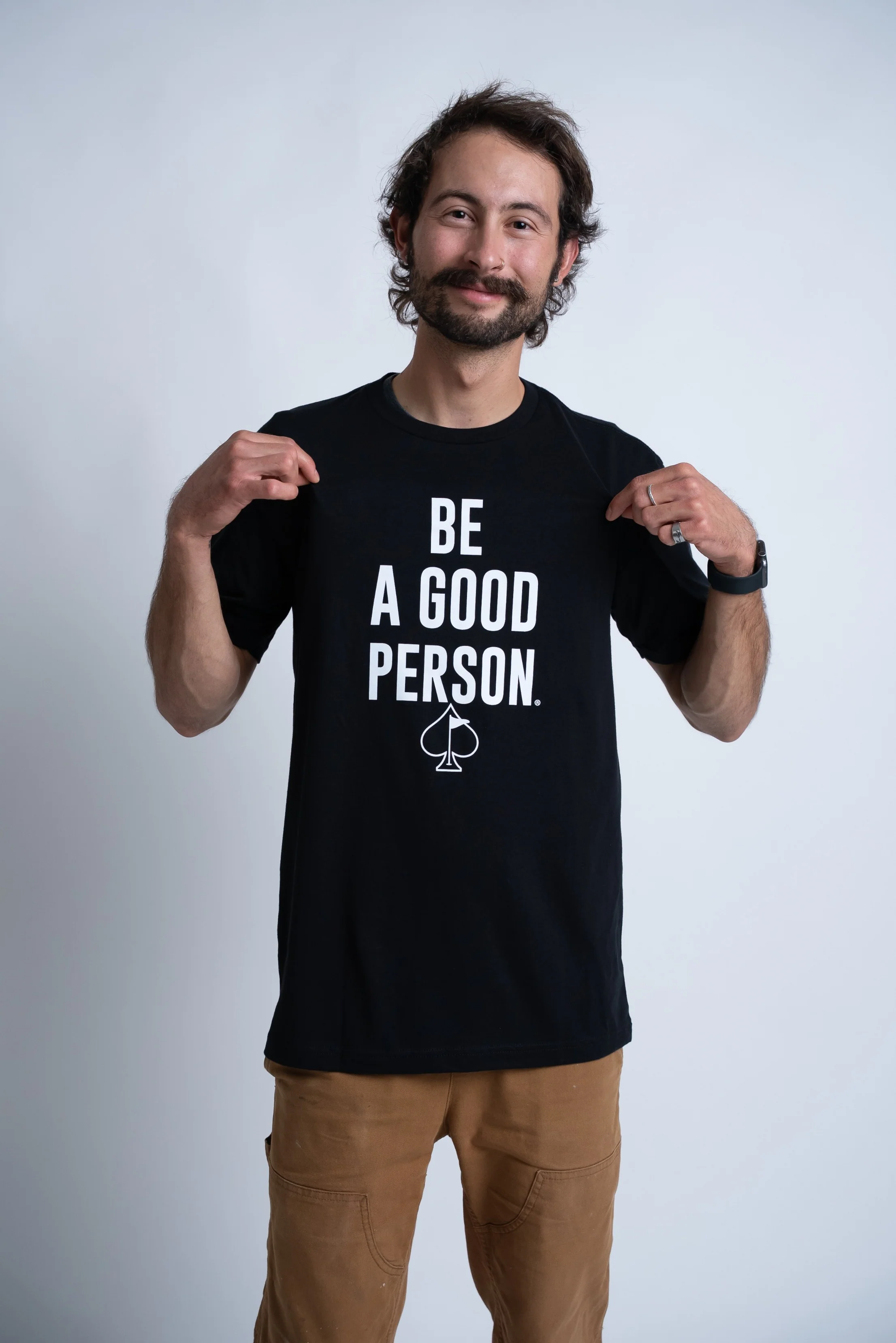Be A Good Person X Pins and Aces Signature T-Shirt - Black - Image 3