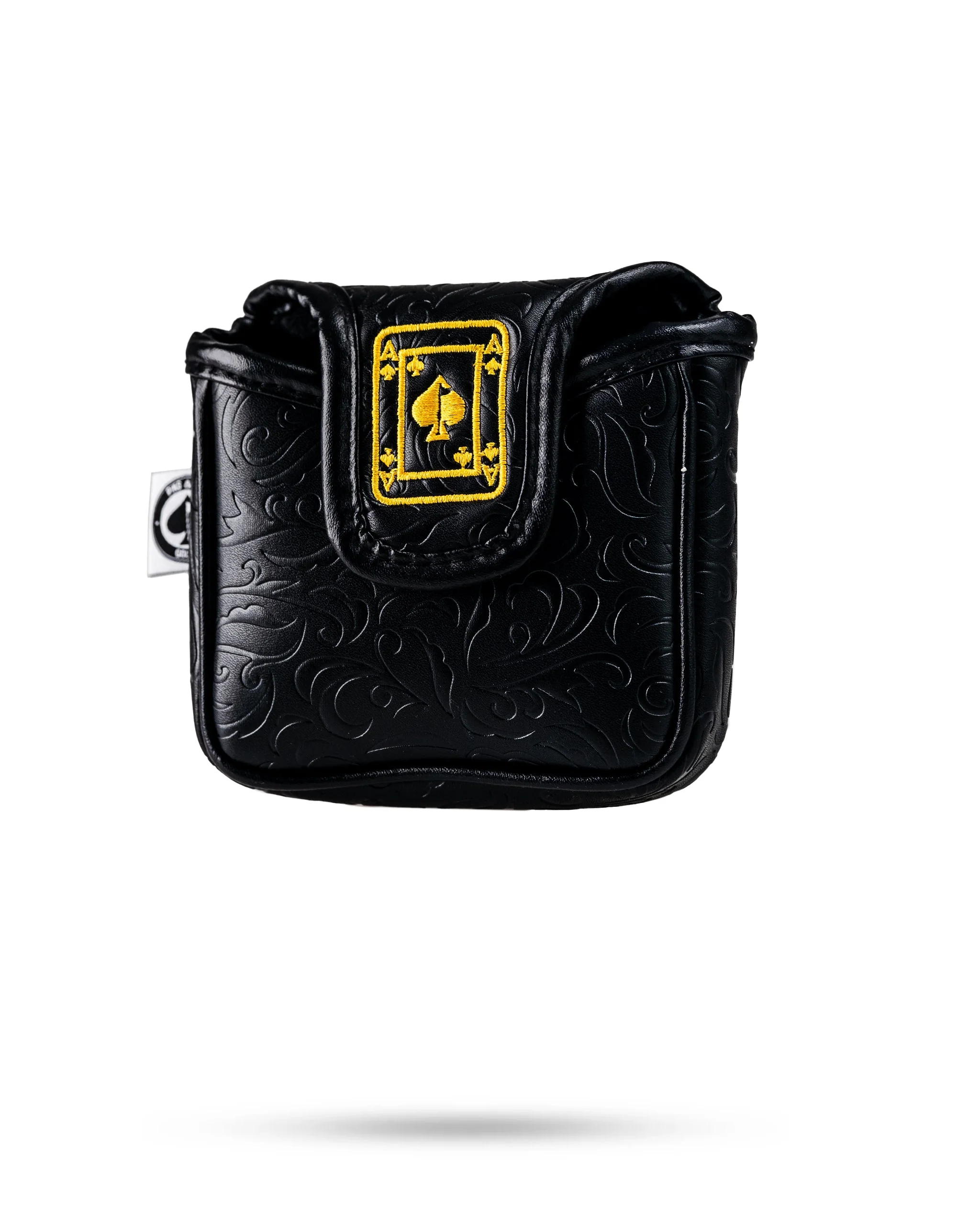 Black/Gold Ace of Spades - Mallet Putter Cover - Image 3