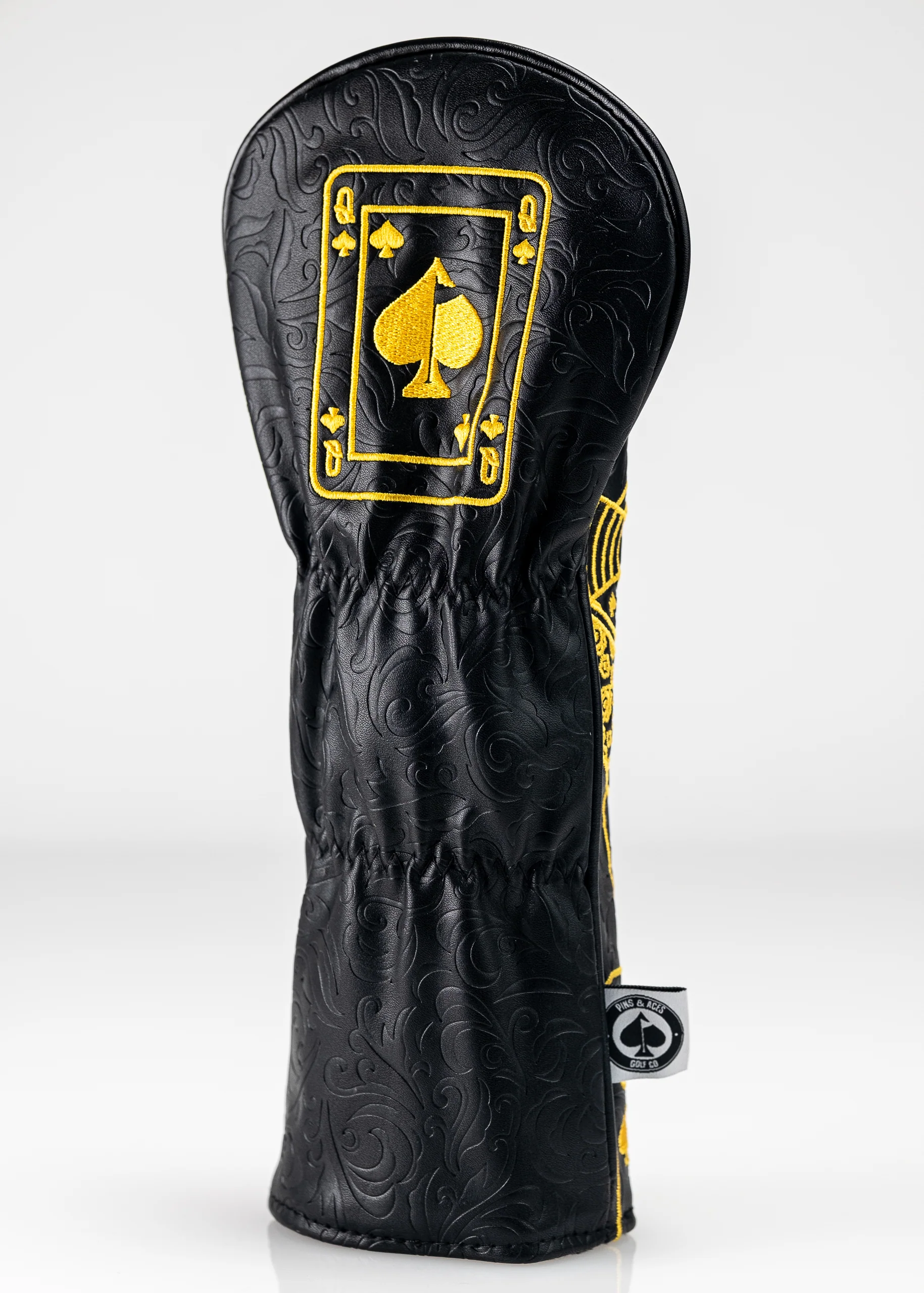 Black/Gold Queen of Spades - Fairway Cover - Image 14