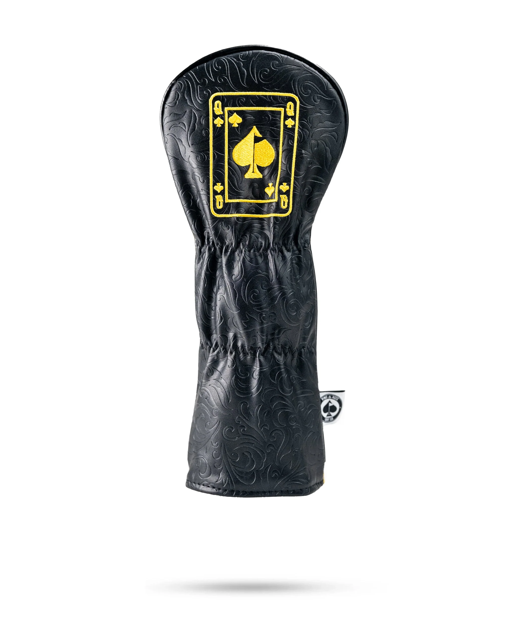 Black/Gold Queen of Spades - Fairway Cover - Image 3