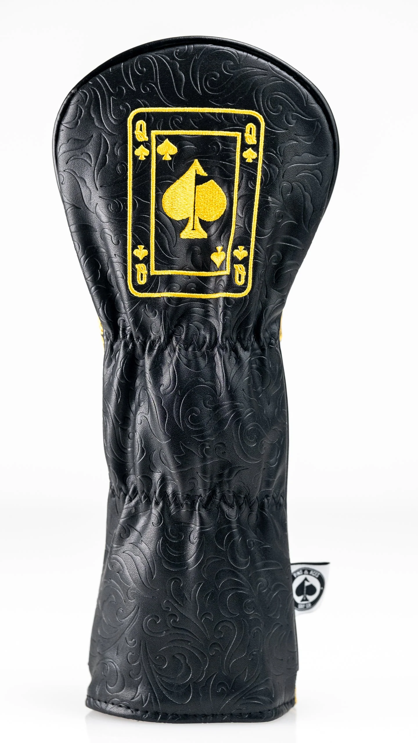 Black/Gold Queen of Spades - Fairway Cover - Image 7