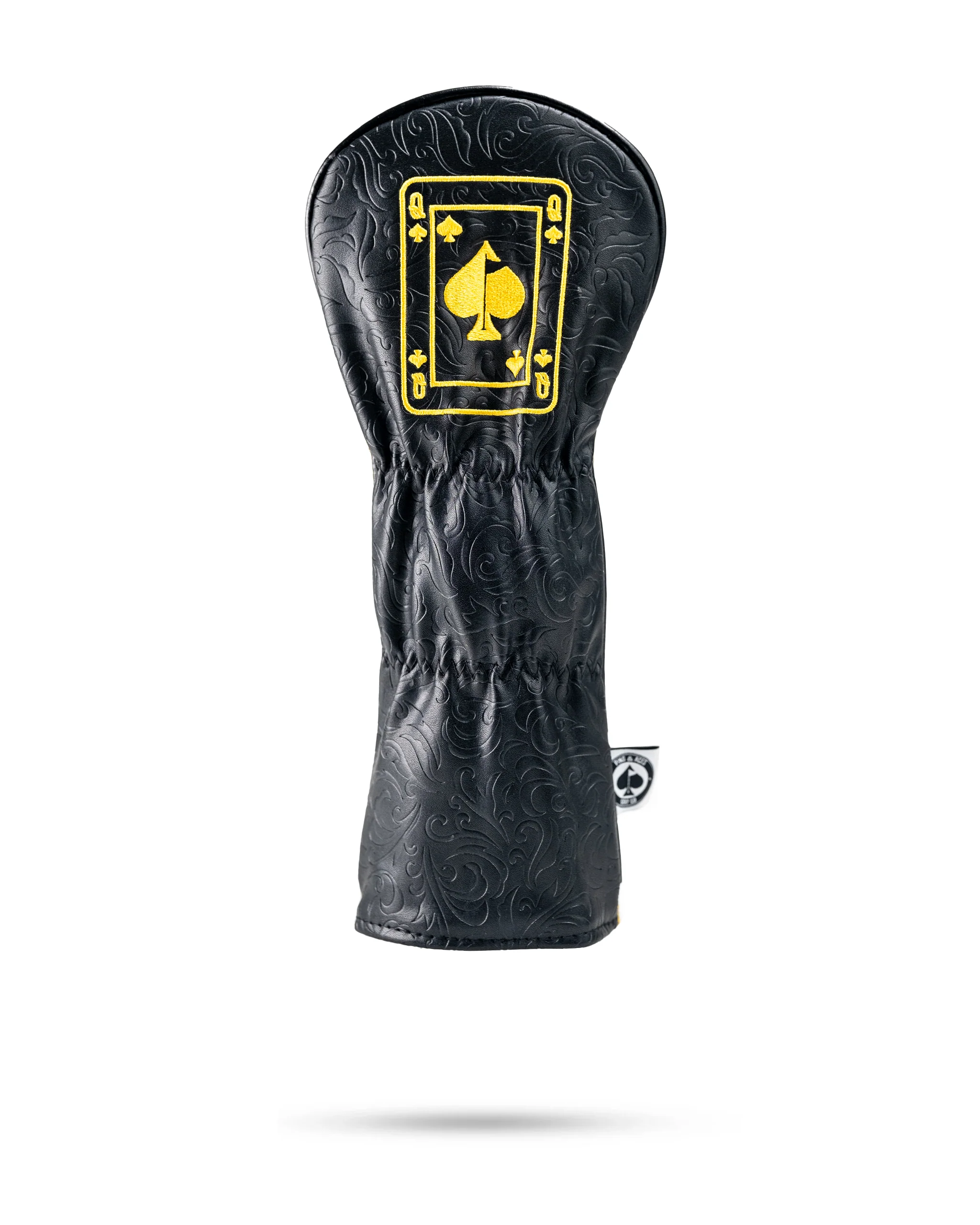Black/Gold Queen of Spades - Fairway Cover - Image 9