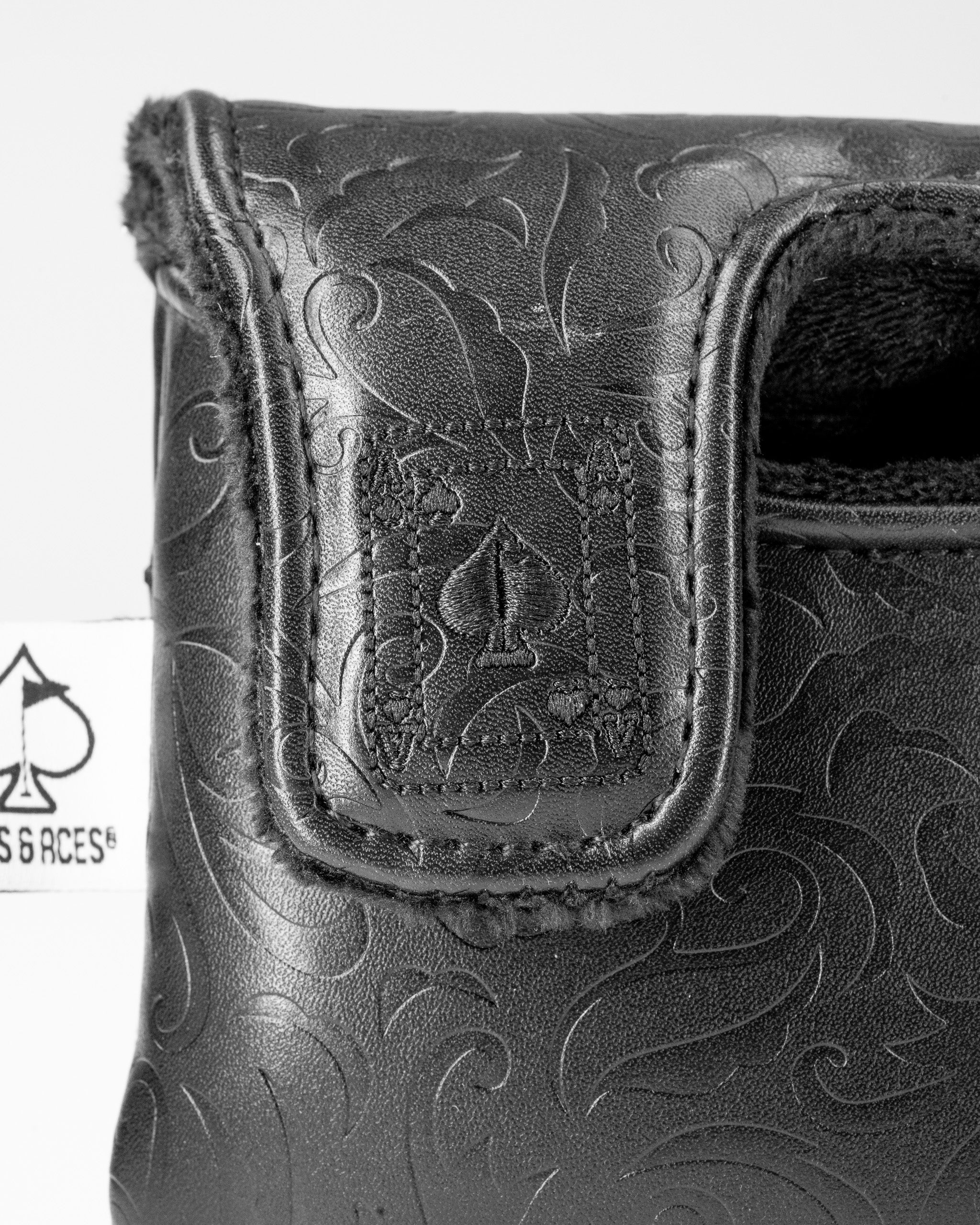 Blackout Ace of Spades - Center Shaft Mallet Putter Cover - Image 8