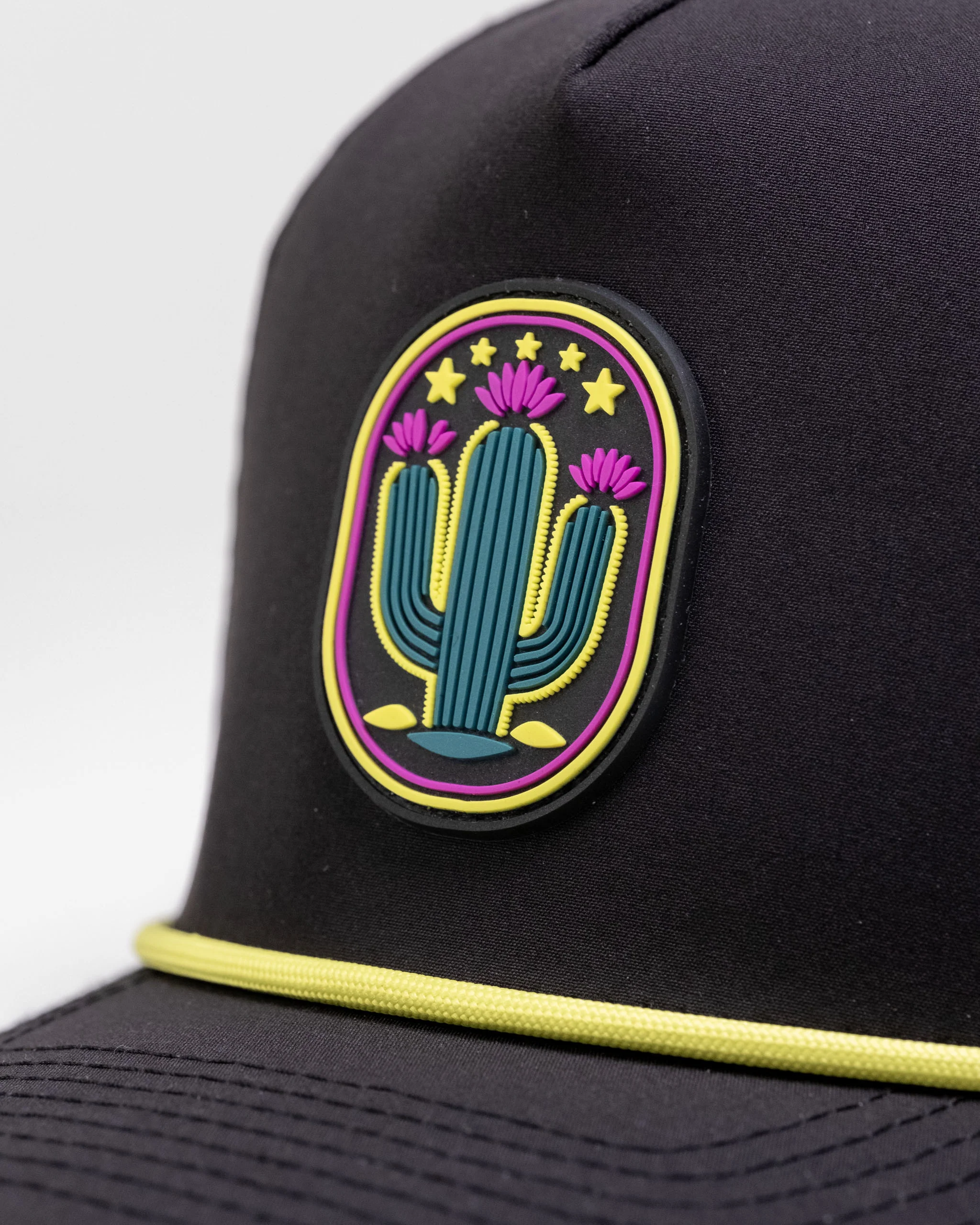 Cactus Black - Perforated Rope Hat - Image 3