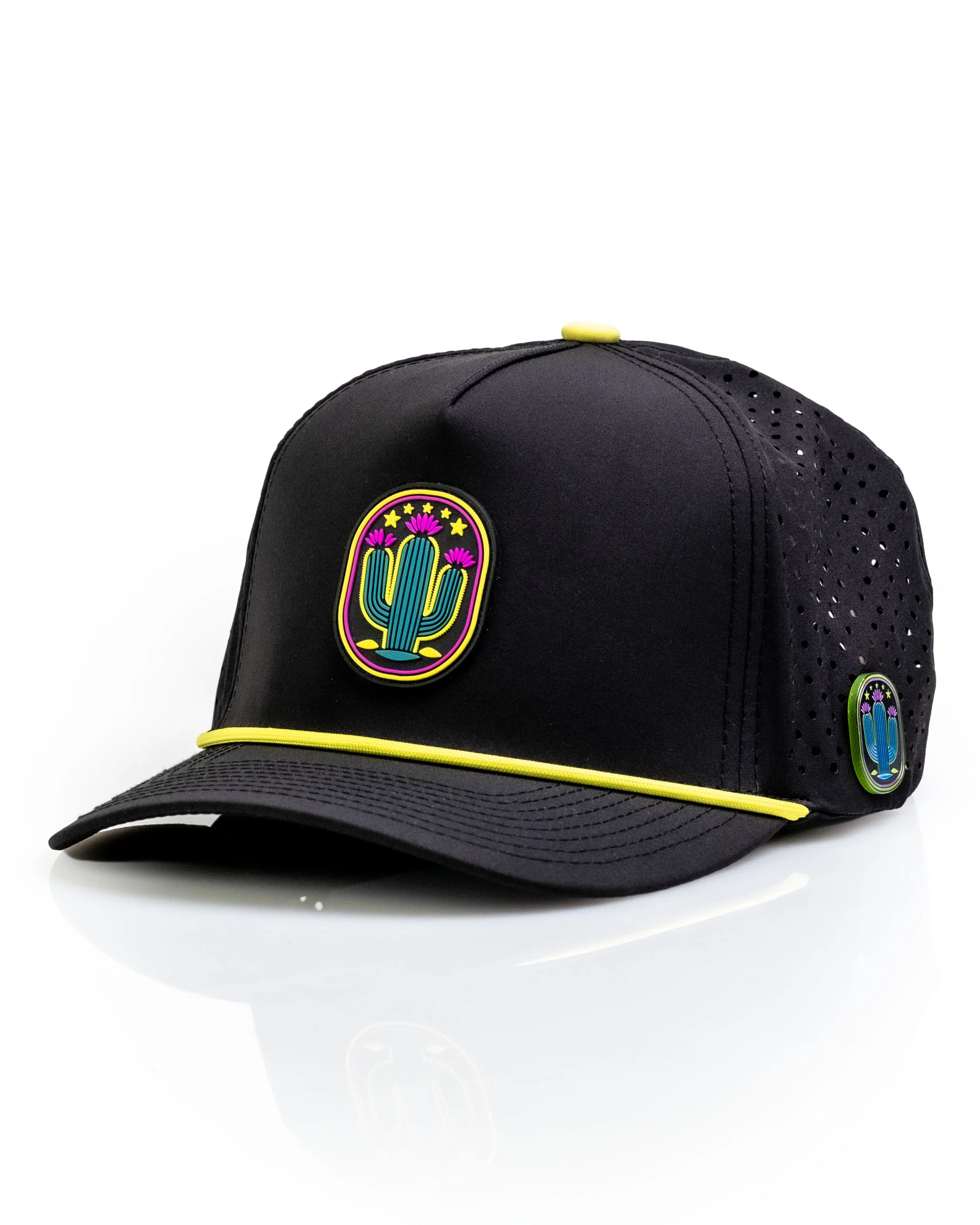 Cactus Black - Perforated Rope Hat - Image 4