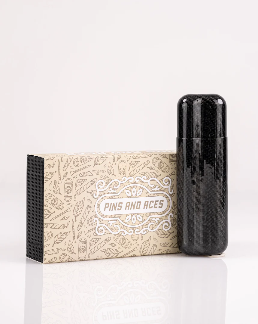 Carbon Fiber Cigar Case - 2 Slot - Image 3