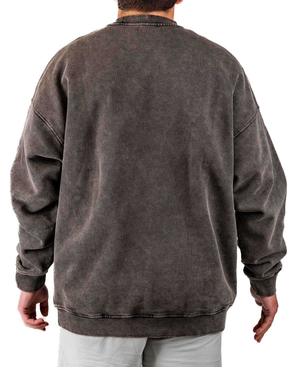 Embossed Spade Crewneck - Washed Iron - Image 4