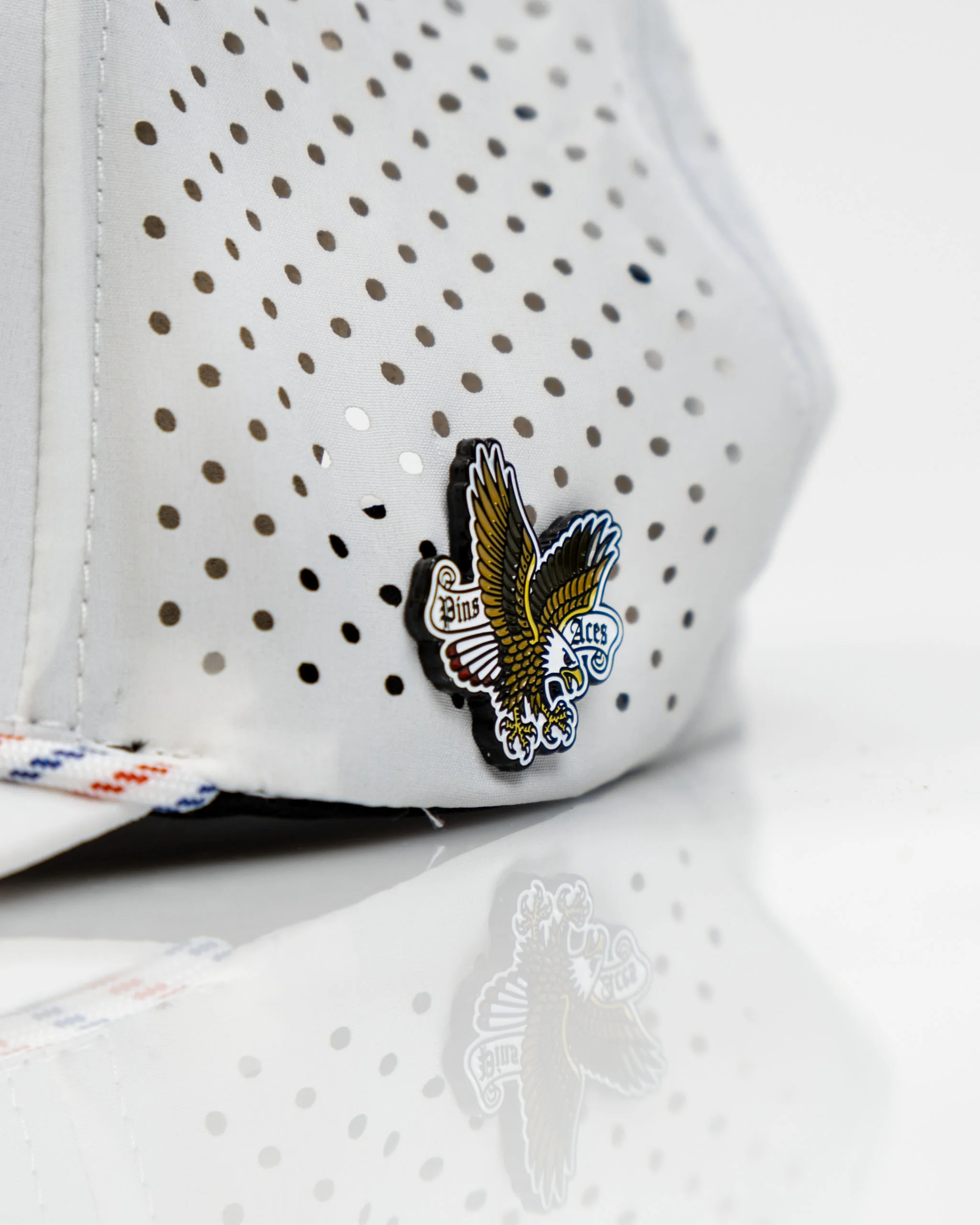 Freedom Eagle White - Perforated Rope Hat - Image 2