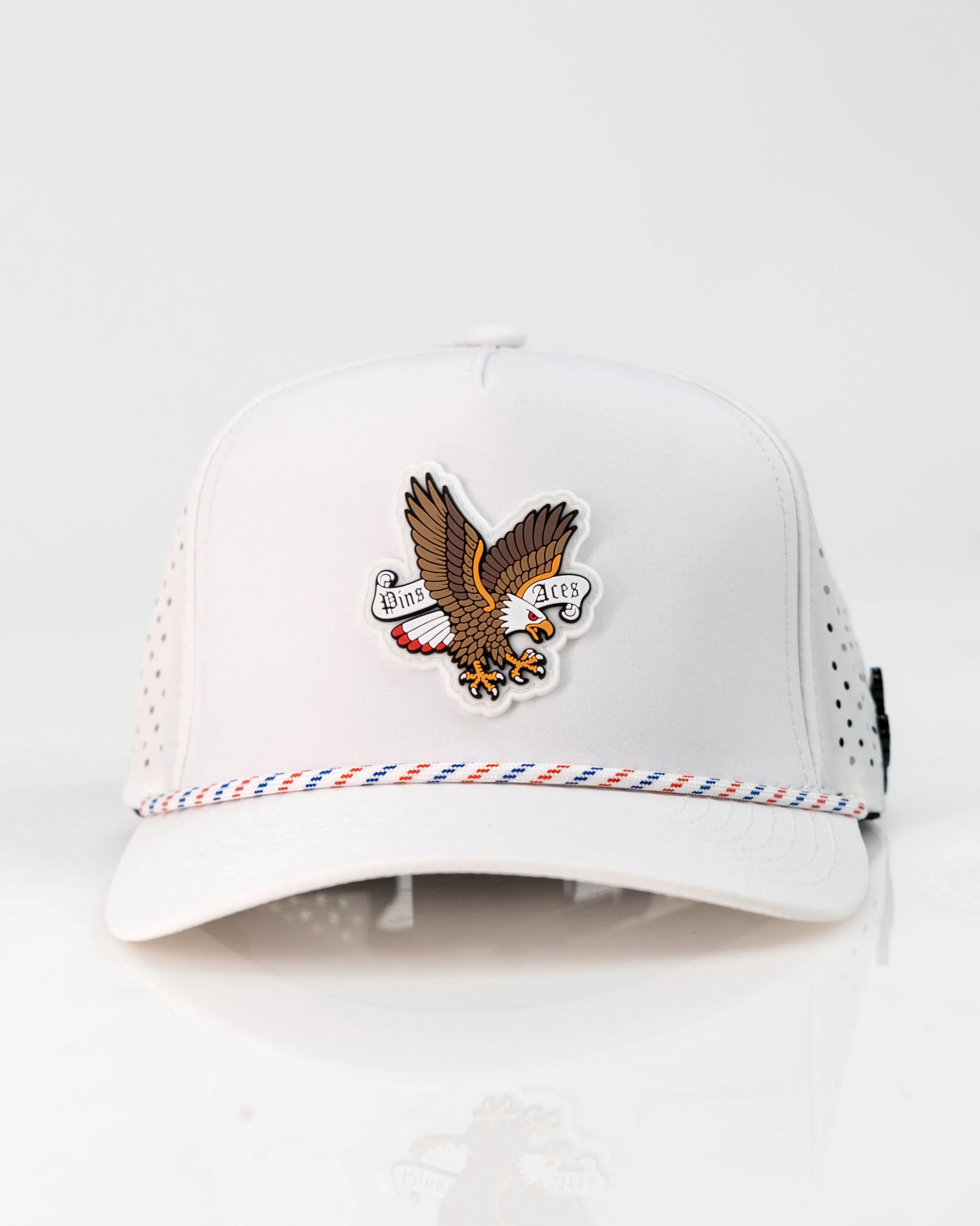 Freedom Eagle White - Perforated Rope Hat - Image 5