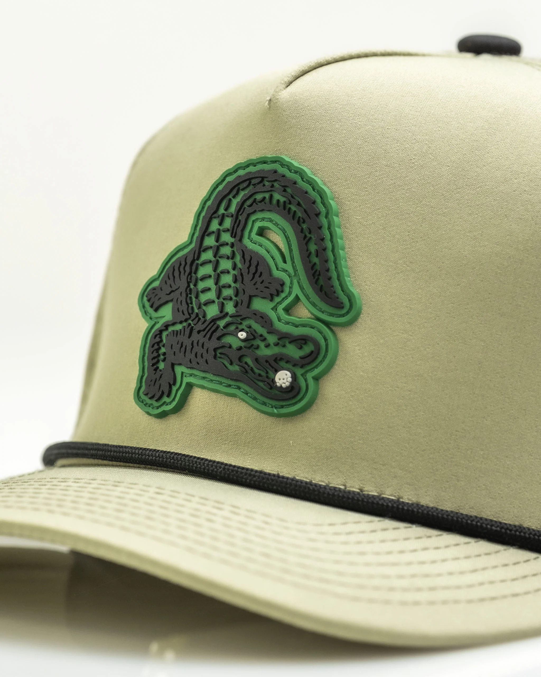 Gator Olive - Perforated Rope Hat - Image 2