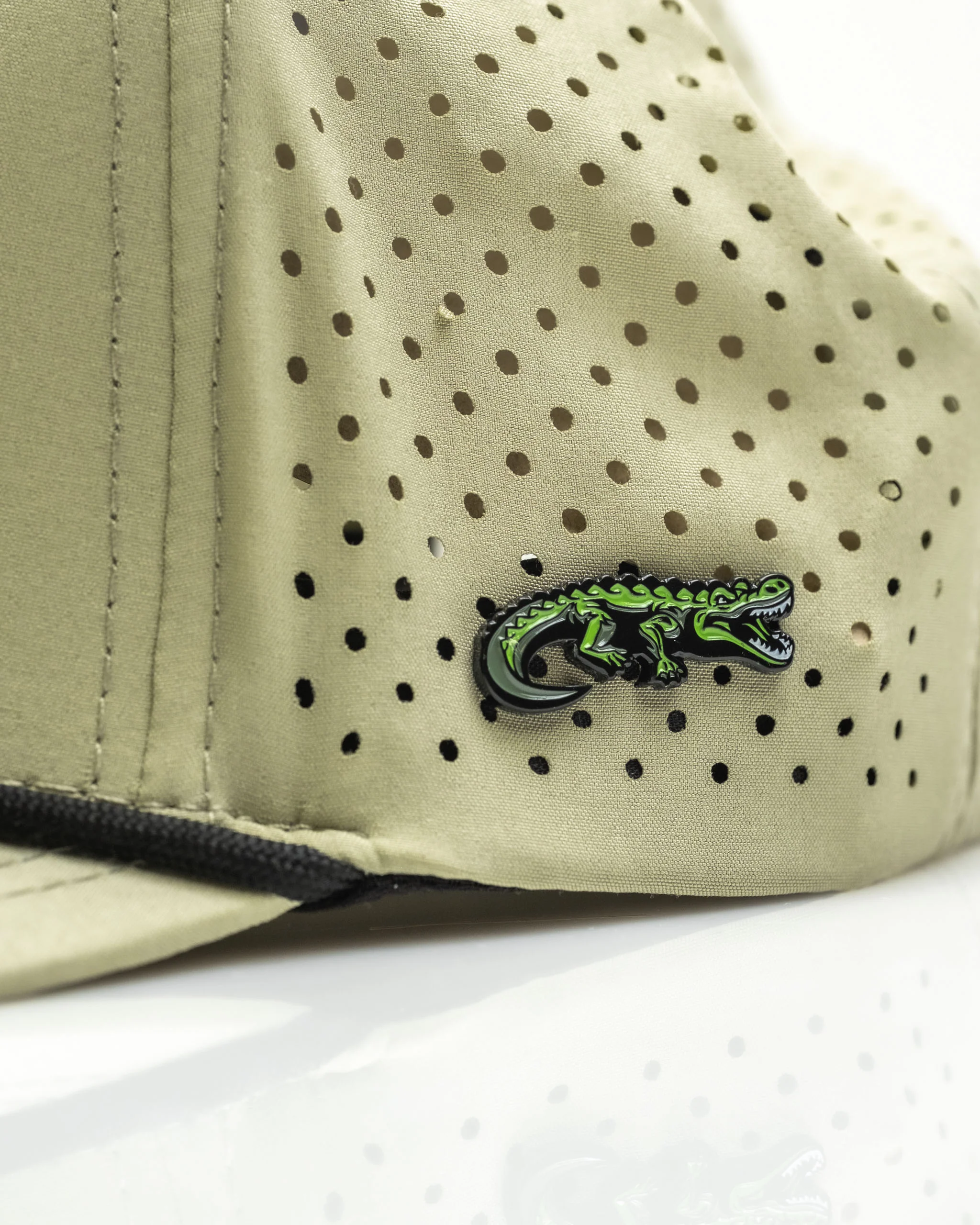 Gator Olive - Perforated Rope Hat - Image 3