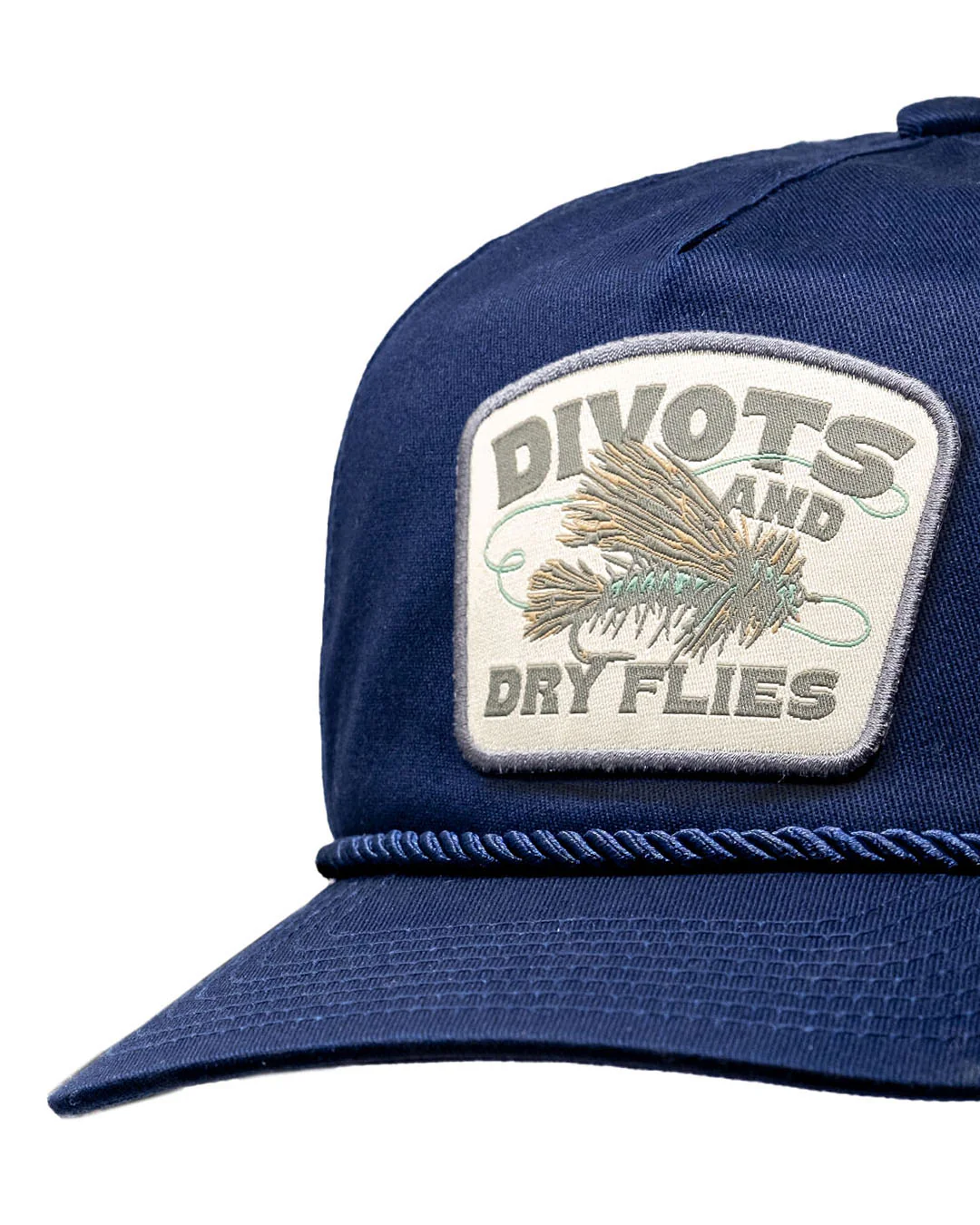 Heritage Rope Hat - Divots & Dry Flies - Navy - Image 5
