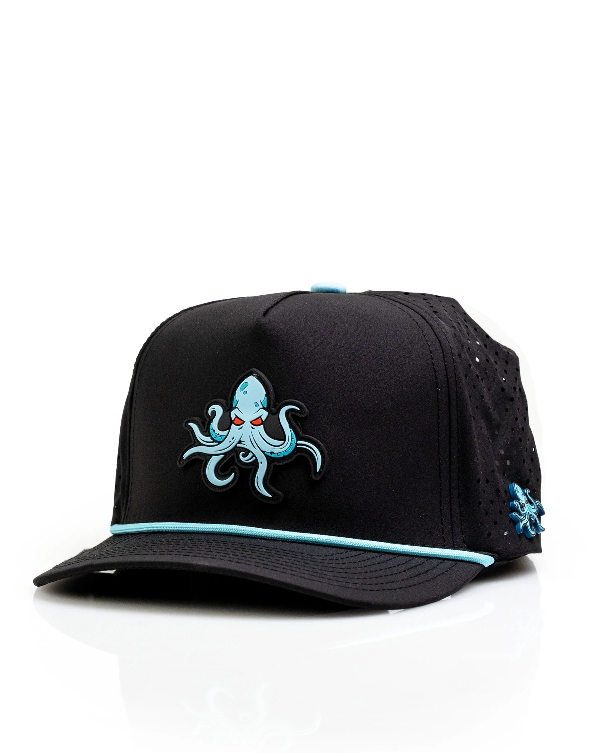Kraken Black - Perforated Rope Hat - Image 4