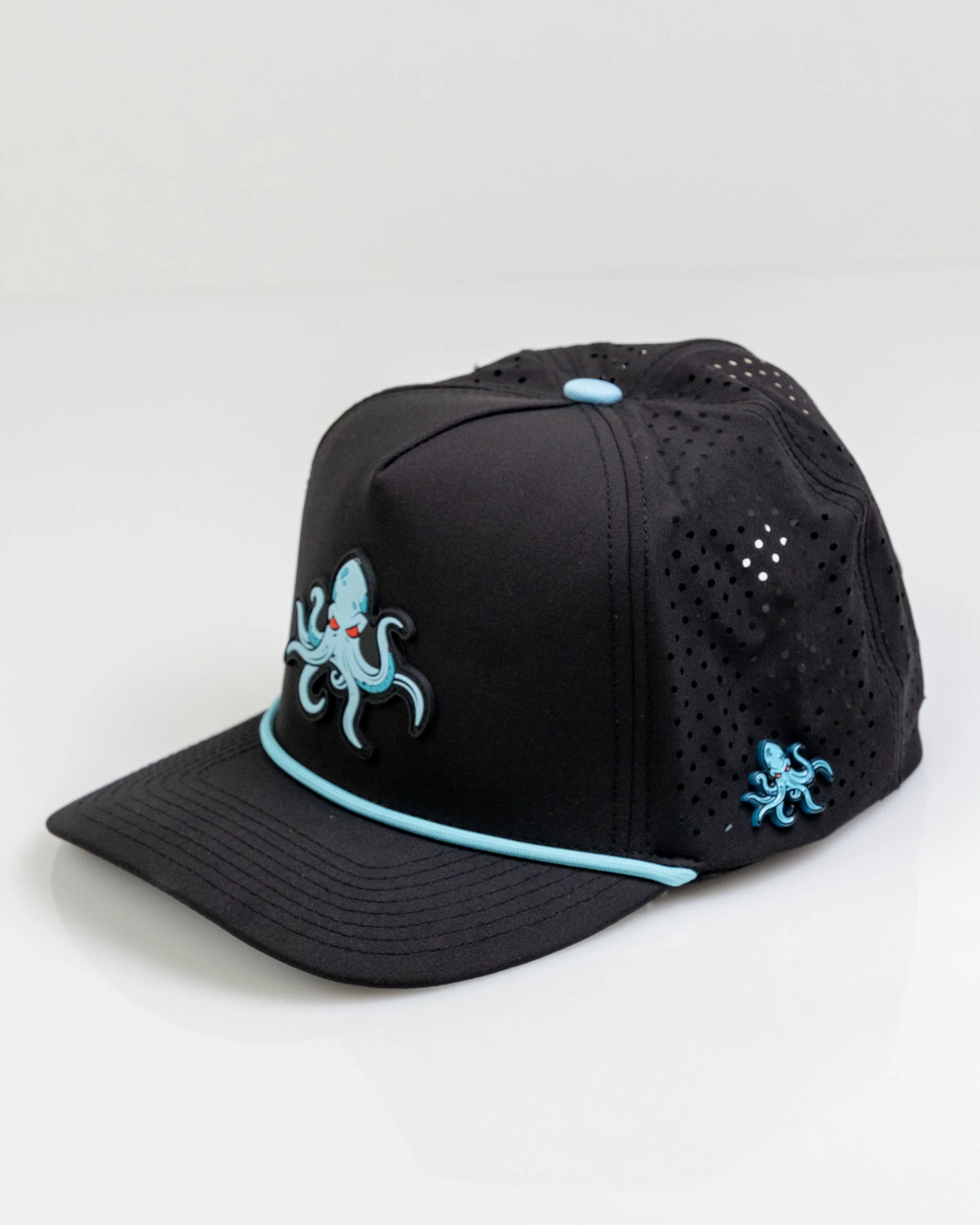 Kraken Black - Perforated Rope Hat - Image 6