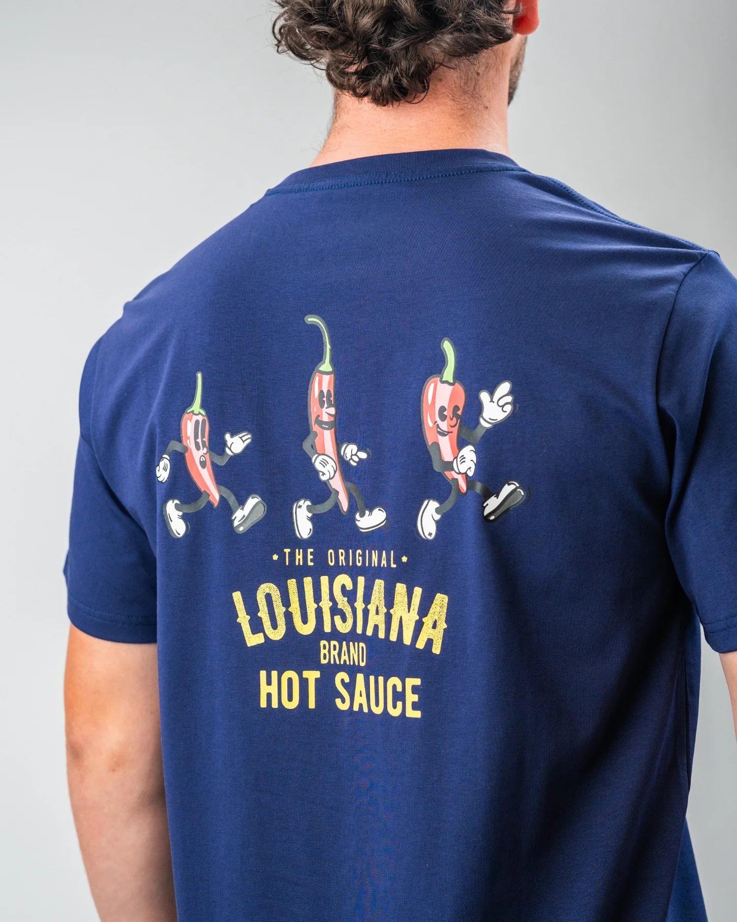 Louisiana Hot Sauce - Dancing Peppers Tee - Image 3