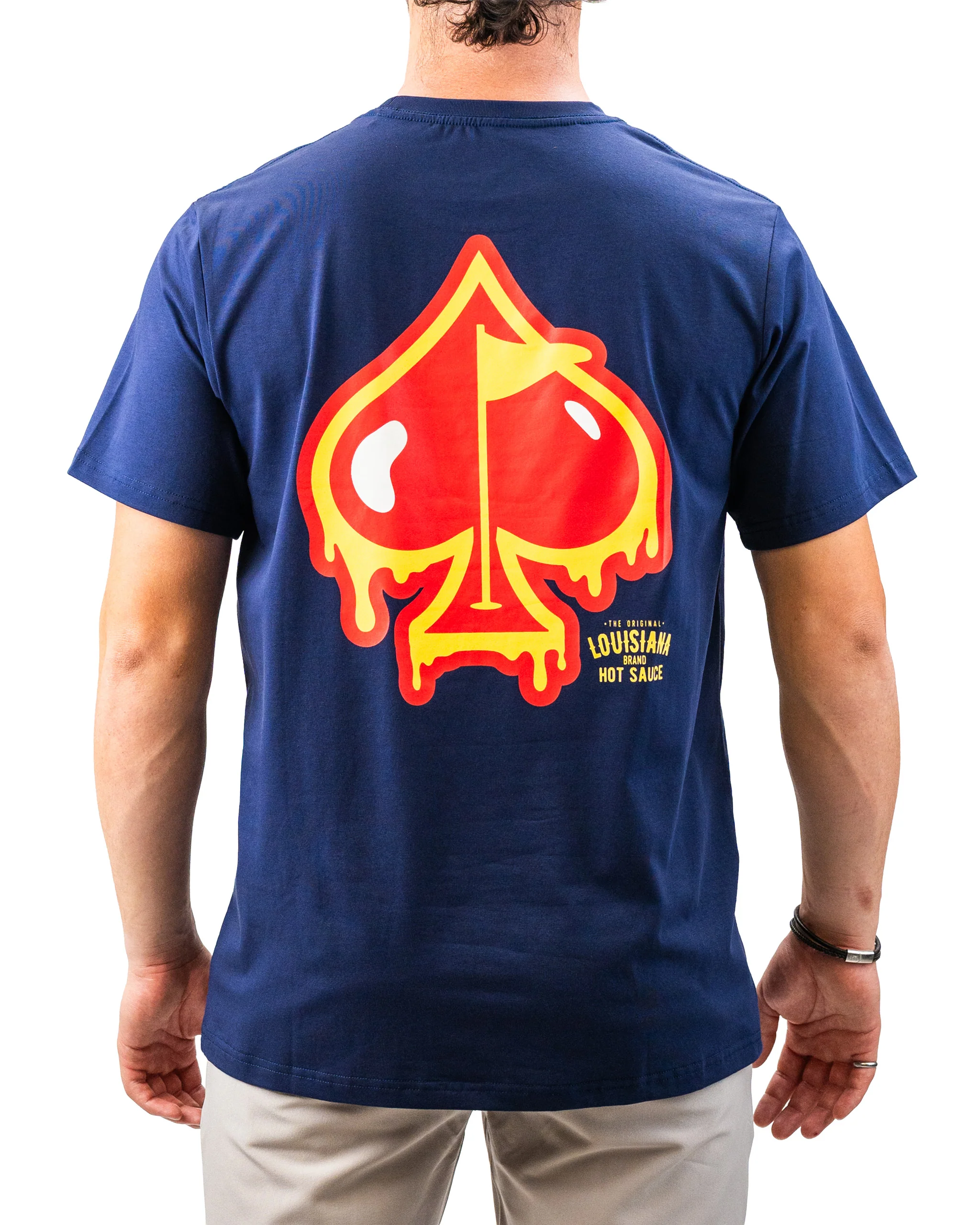 Louisiana Hot Sauce - Dripping Spade Tee - Image 3