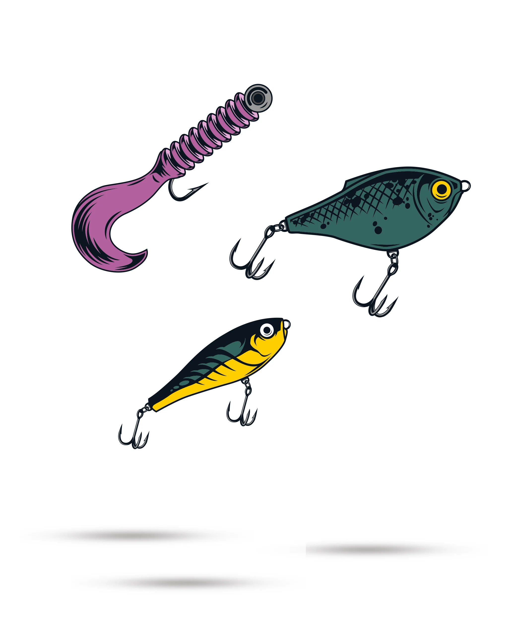 Fishing Lures Ball Markers - 3 Pack - Image 2