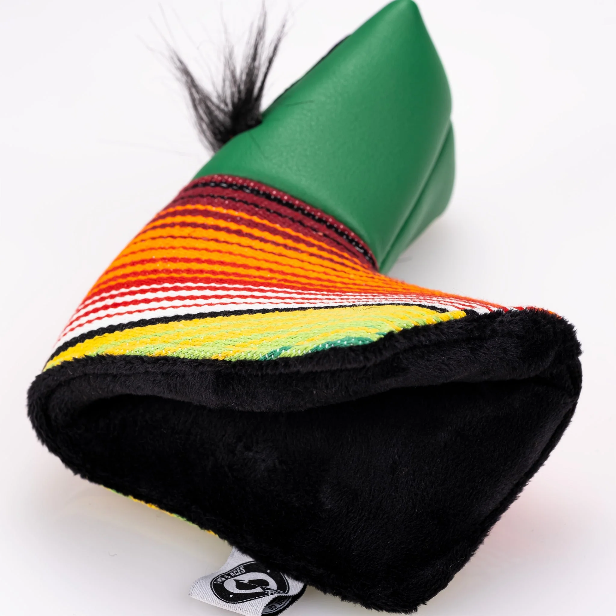 Mustache Sugar Skull - Blade Putter Cover Green - Image 4