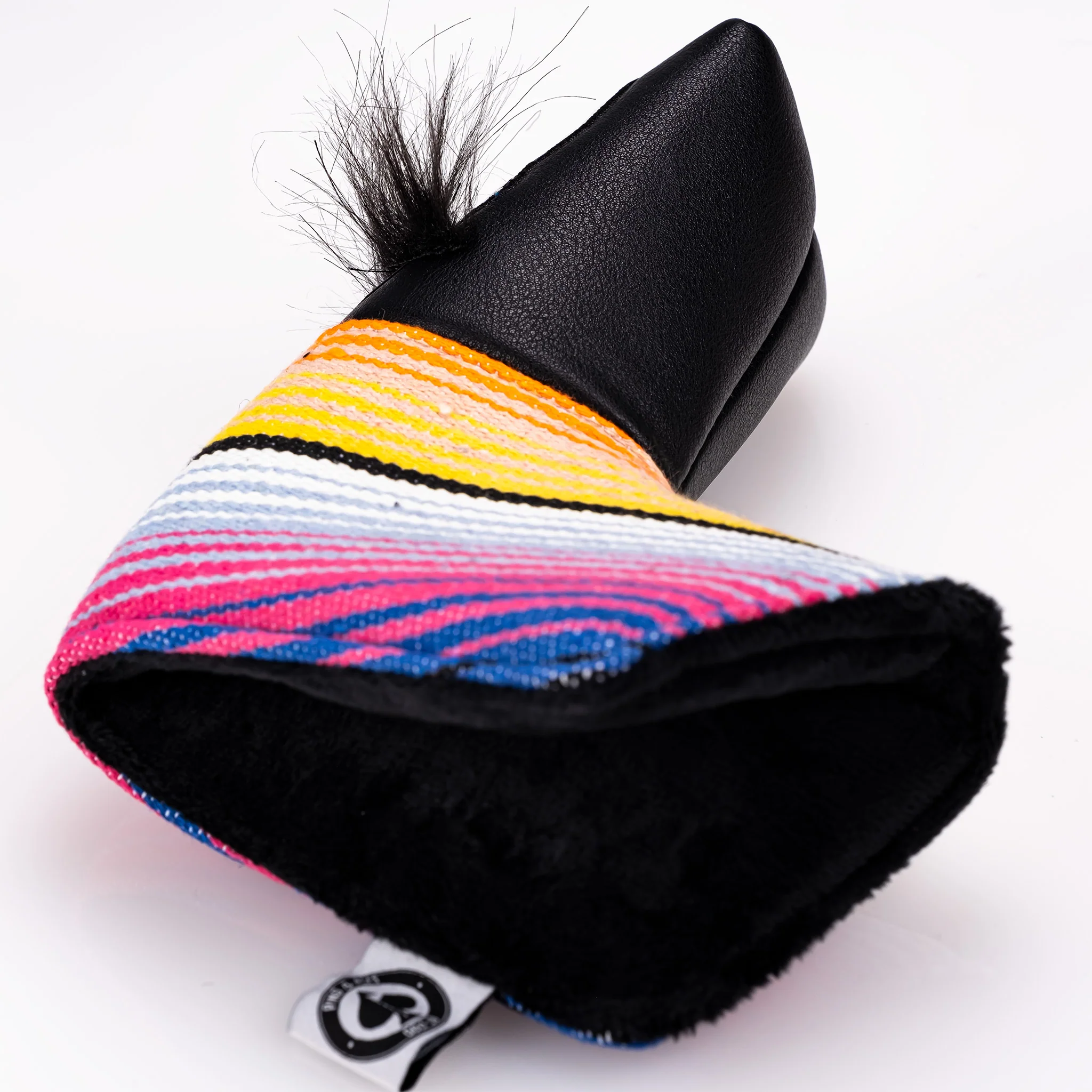 Mustache Sugar Skull - Blade Putter Cover Black - Image 3