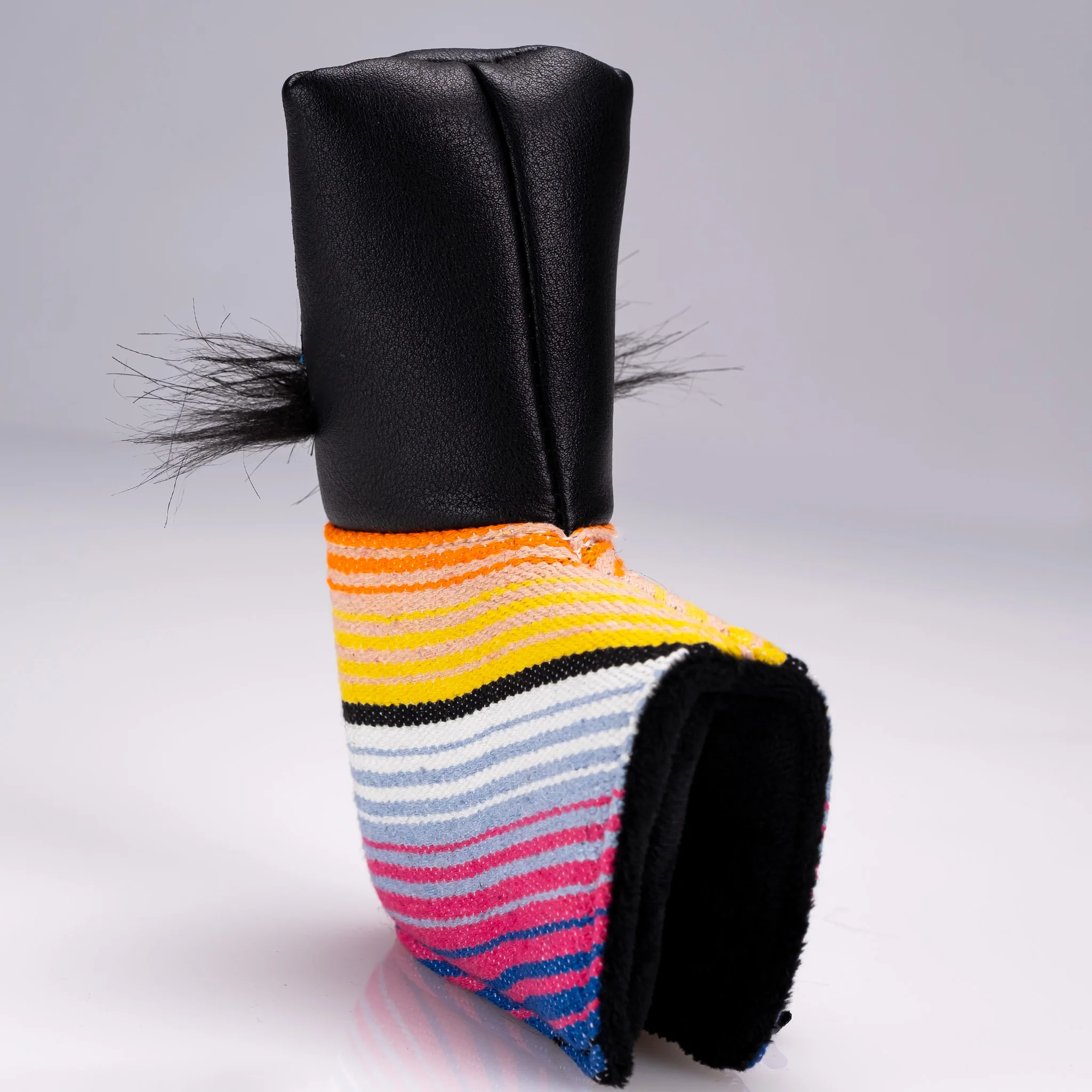 Mustache Sugar Skull - Blade Putter Cover Black - Image 4