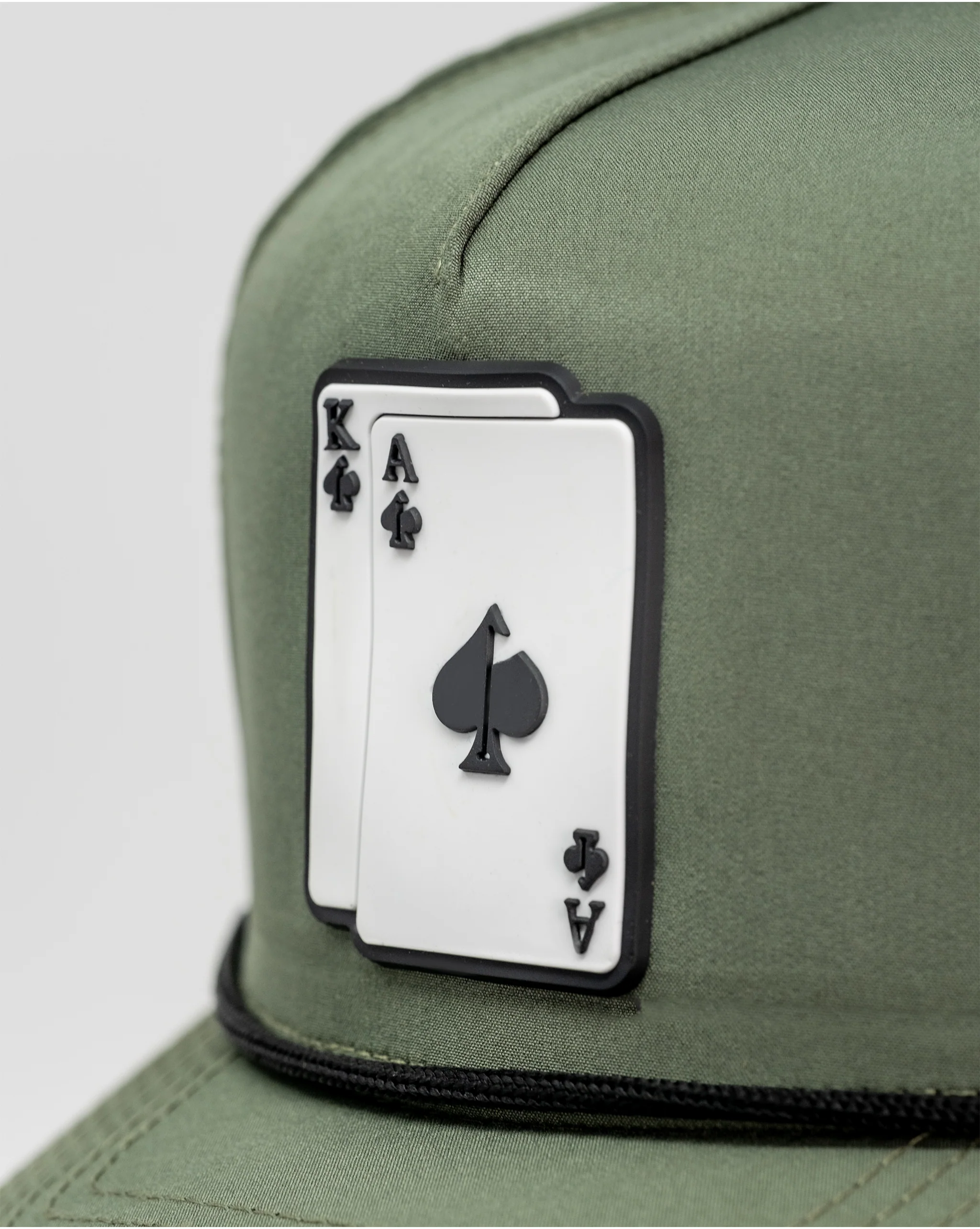 Perforated Rope Hat - AK - Olive - Image 4