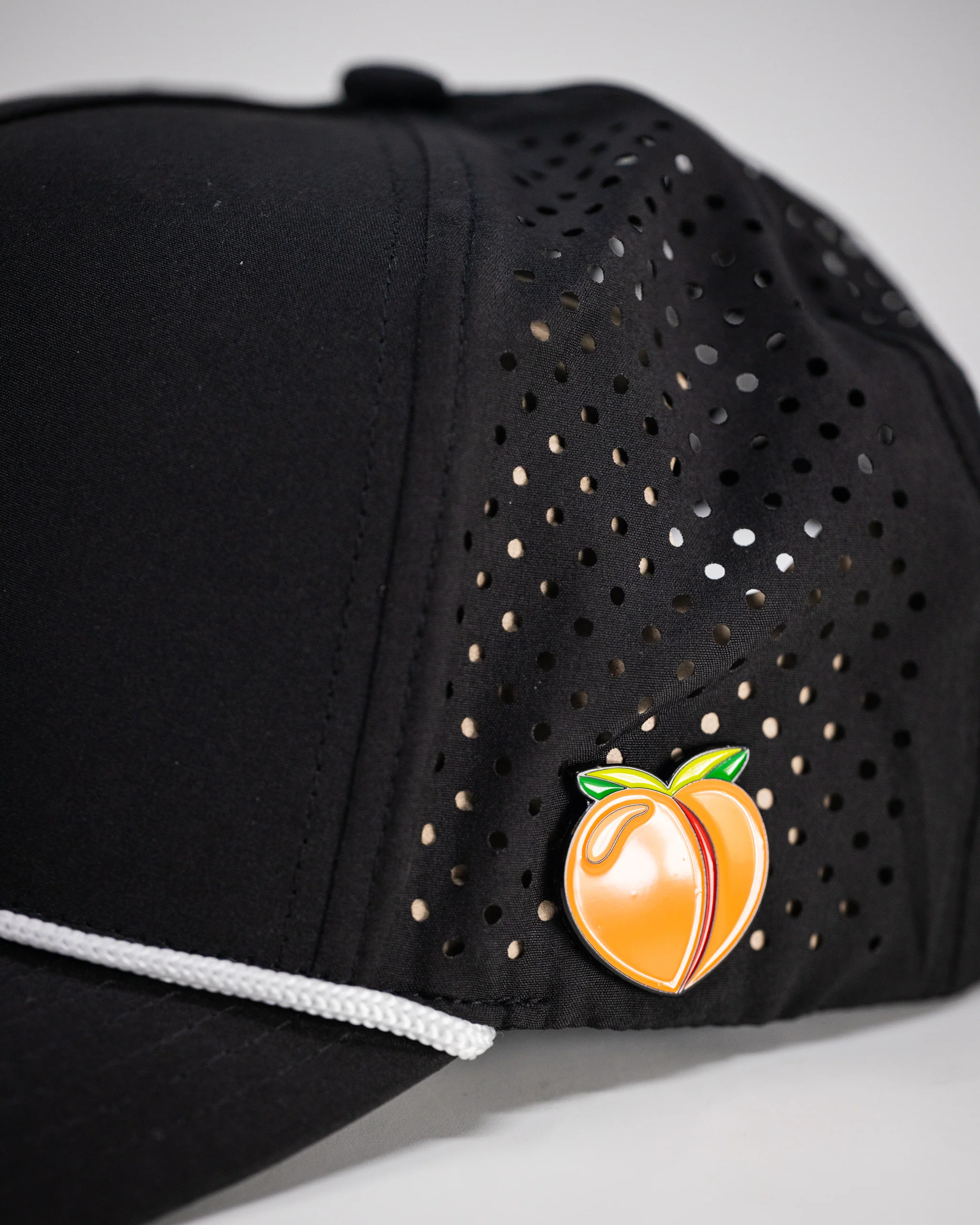 Perforated Rope Hat - Black - Image 8