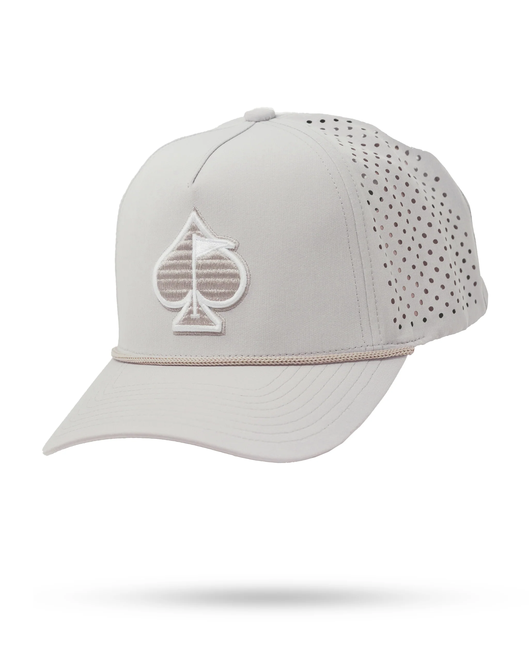 Perforated Rope Hat - Bone - Image 7