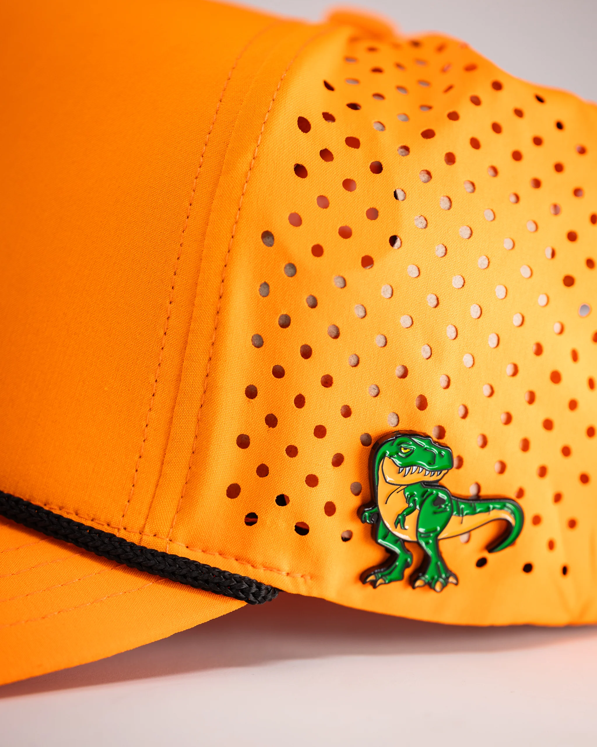 Perforated Rope Hat - Highlighter Orange - Image 11