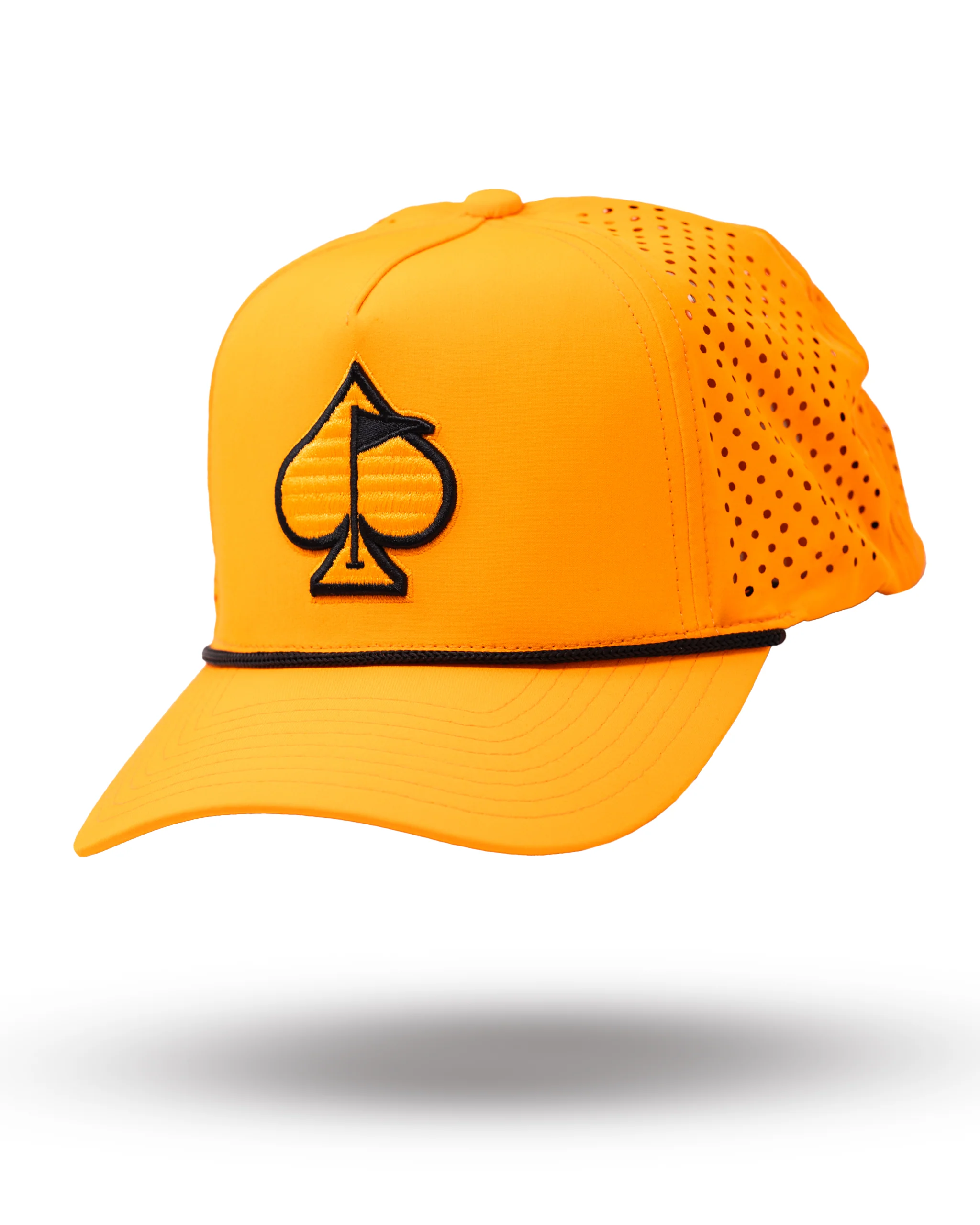 Perforated Rope Hat - Highlighter Orange - Image 8