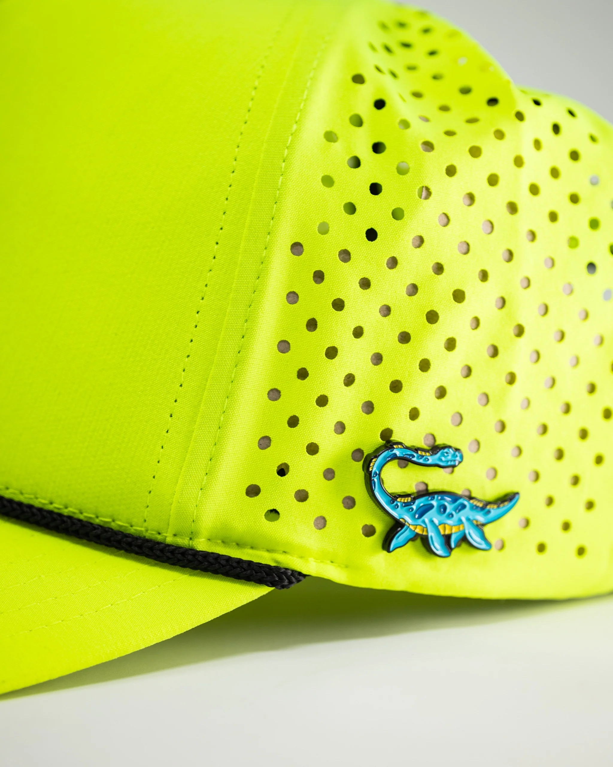 Perforated Rope Hat - Highlighter Yellow - Image 3