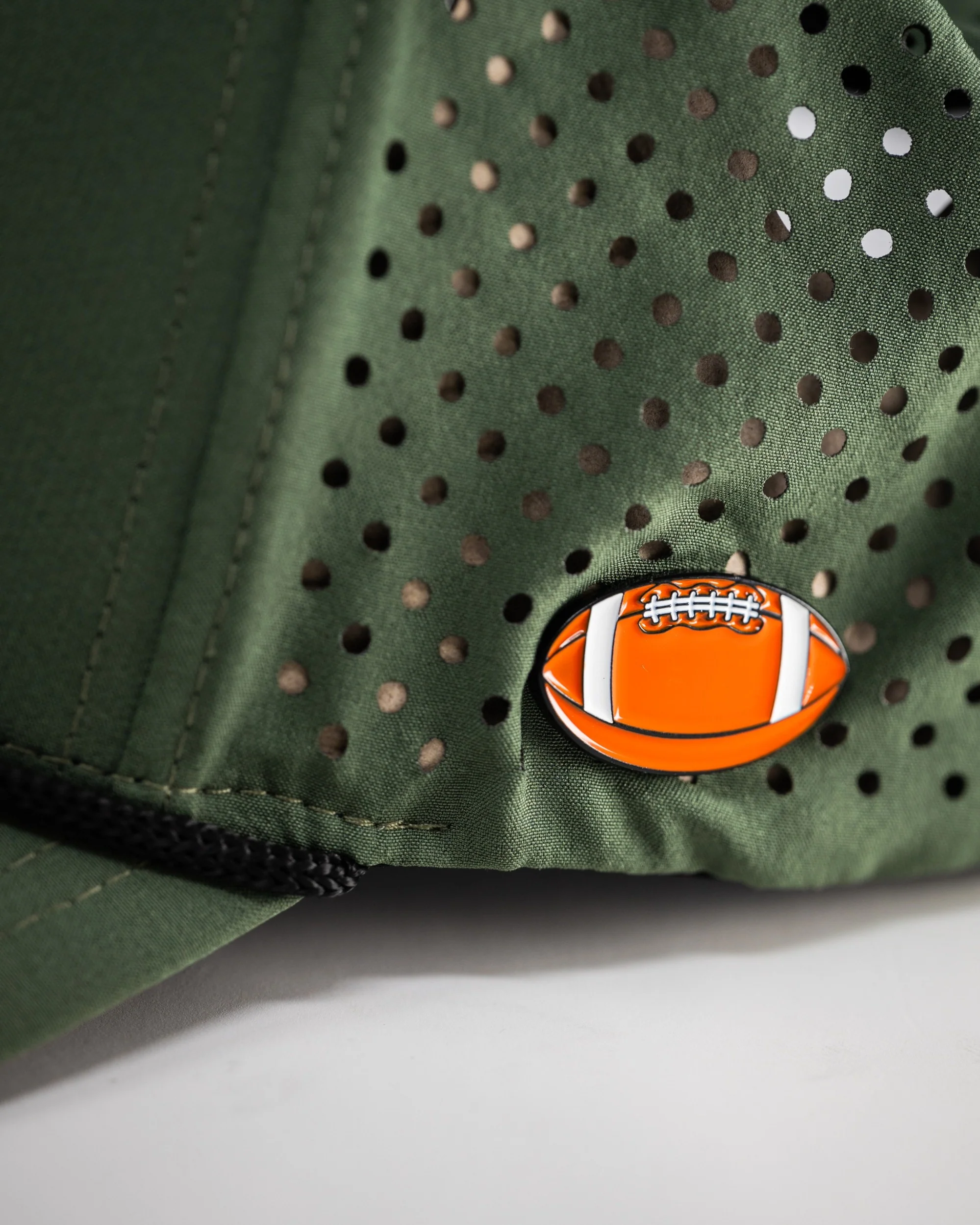 Perforated Rope Hat - Olive - Image 3