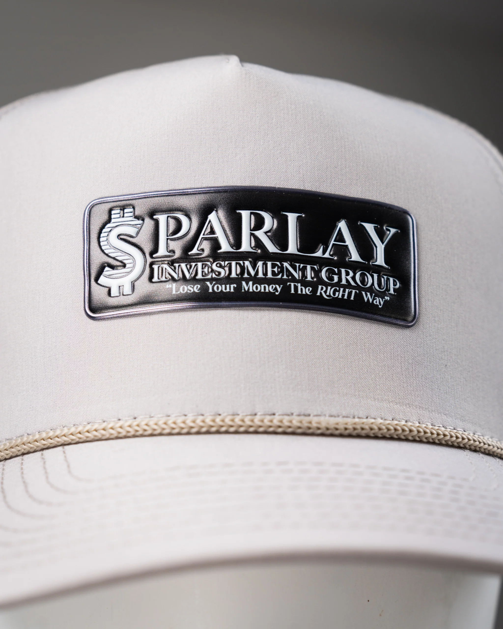Perforated Rope Hat - Parlay Investment Group - Bone - Image 3