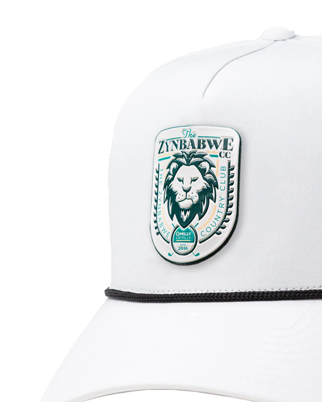 Perforated Rope Hat - Zynbabwe Country Club - White - Image 5