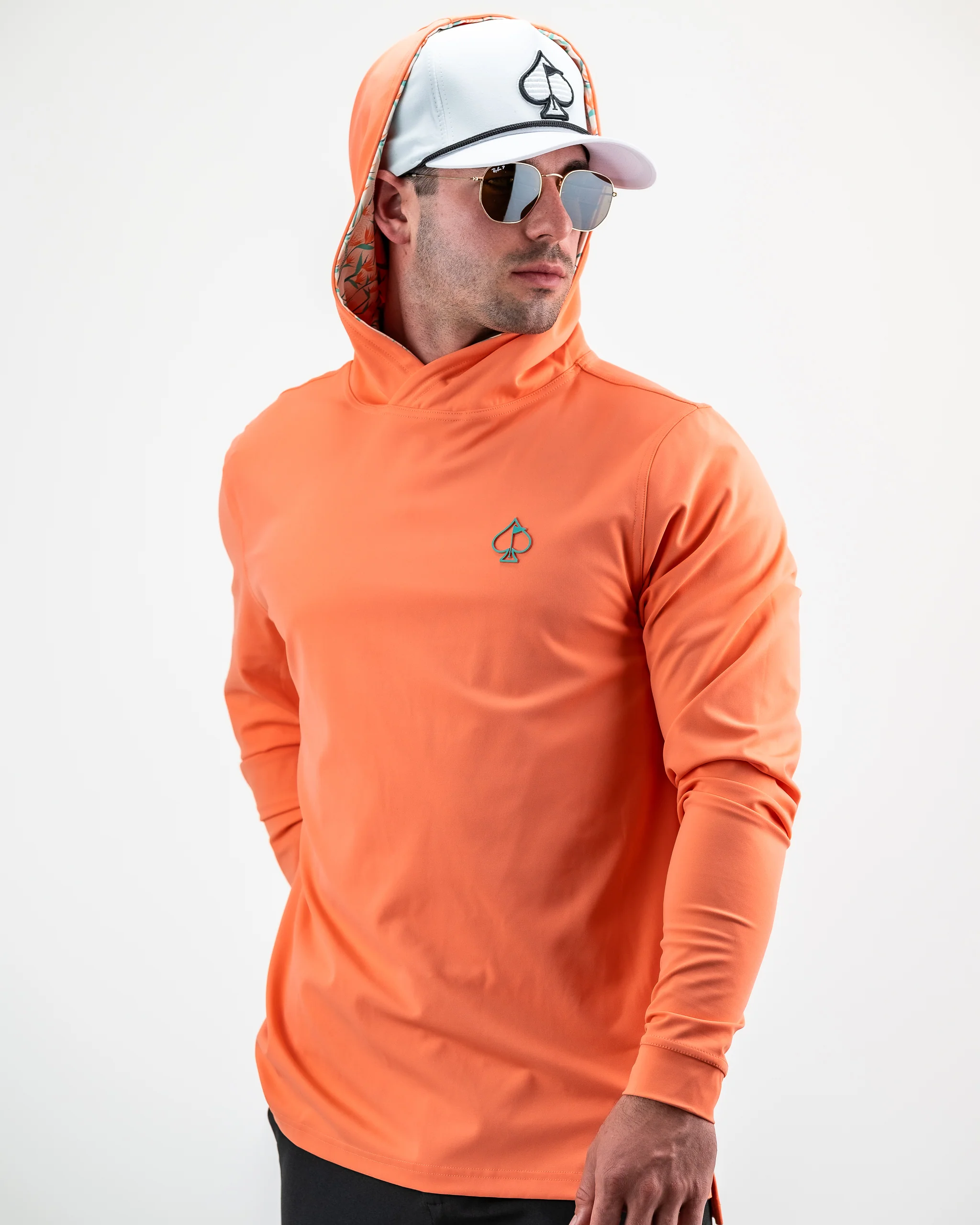 Performance Golf Hoodie - Birds of Paradise - Image 11
