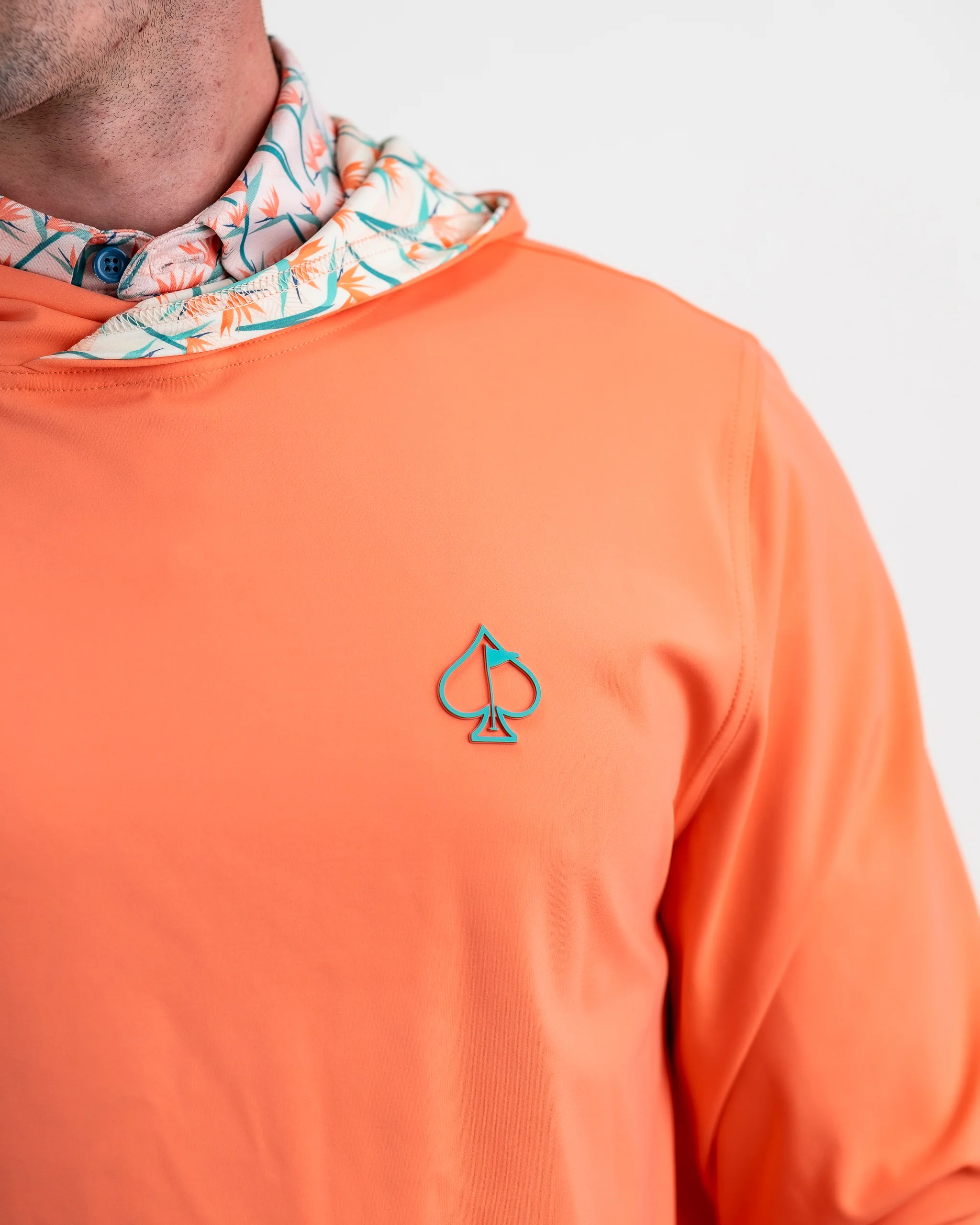 Performance Golf Hoodie - Birds of Paradise - Image 16