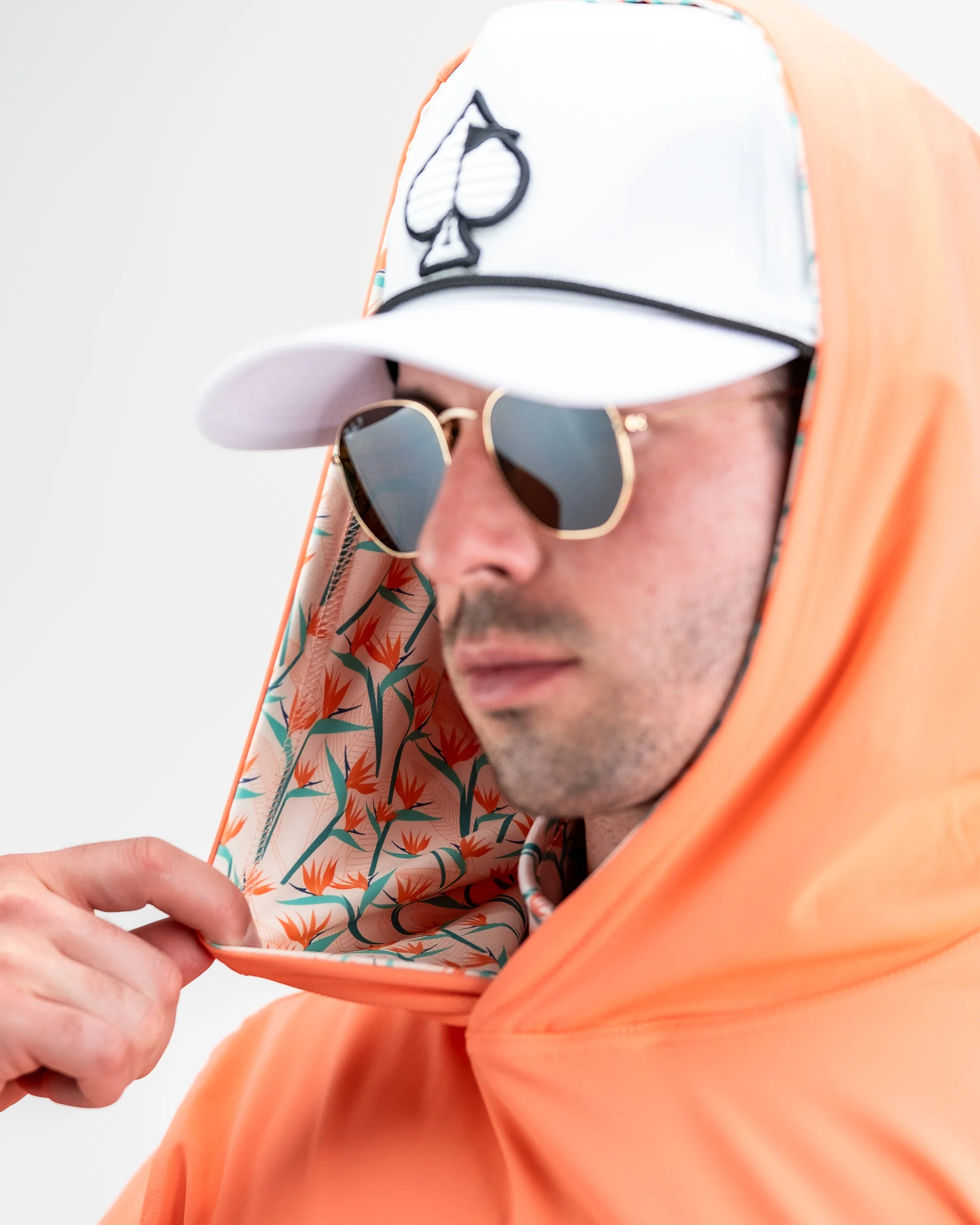 Performance Golf Hoodie - Birds of Paradise - Image 4