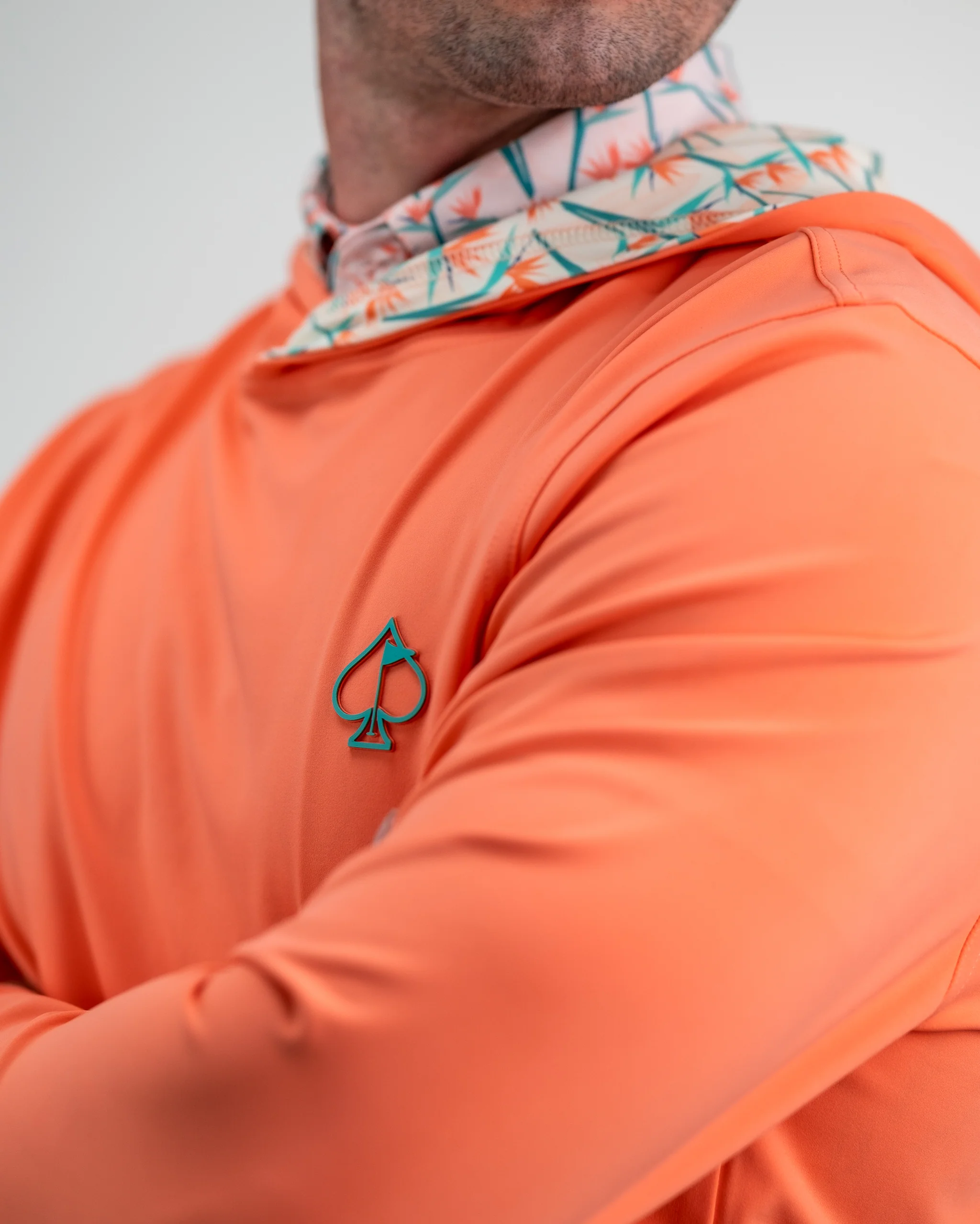 Performance Golf Hoodie - Birds of Paradise - Image 7