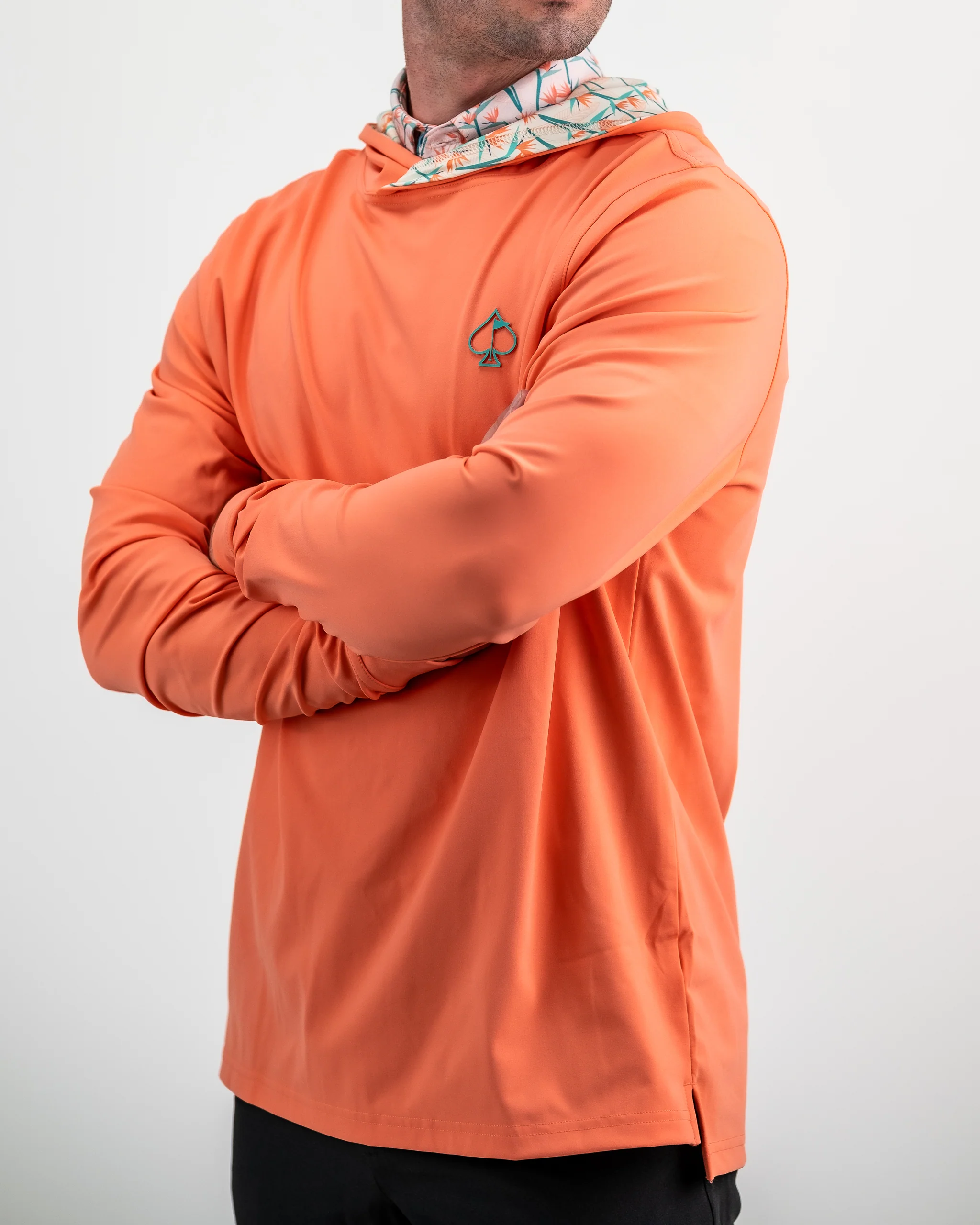 Performance Golf Hoodie - Birds of Paradise - Image 8