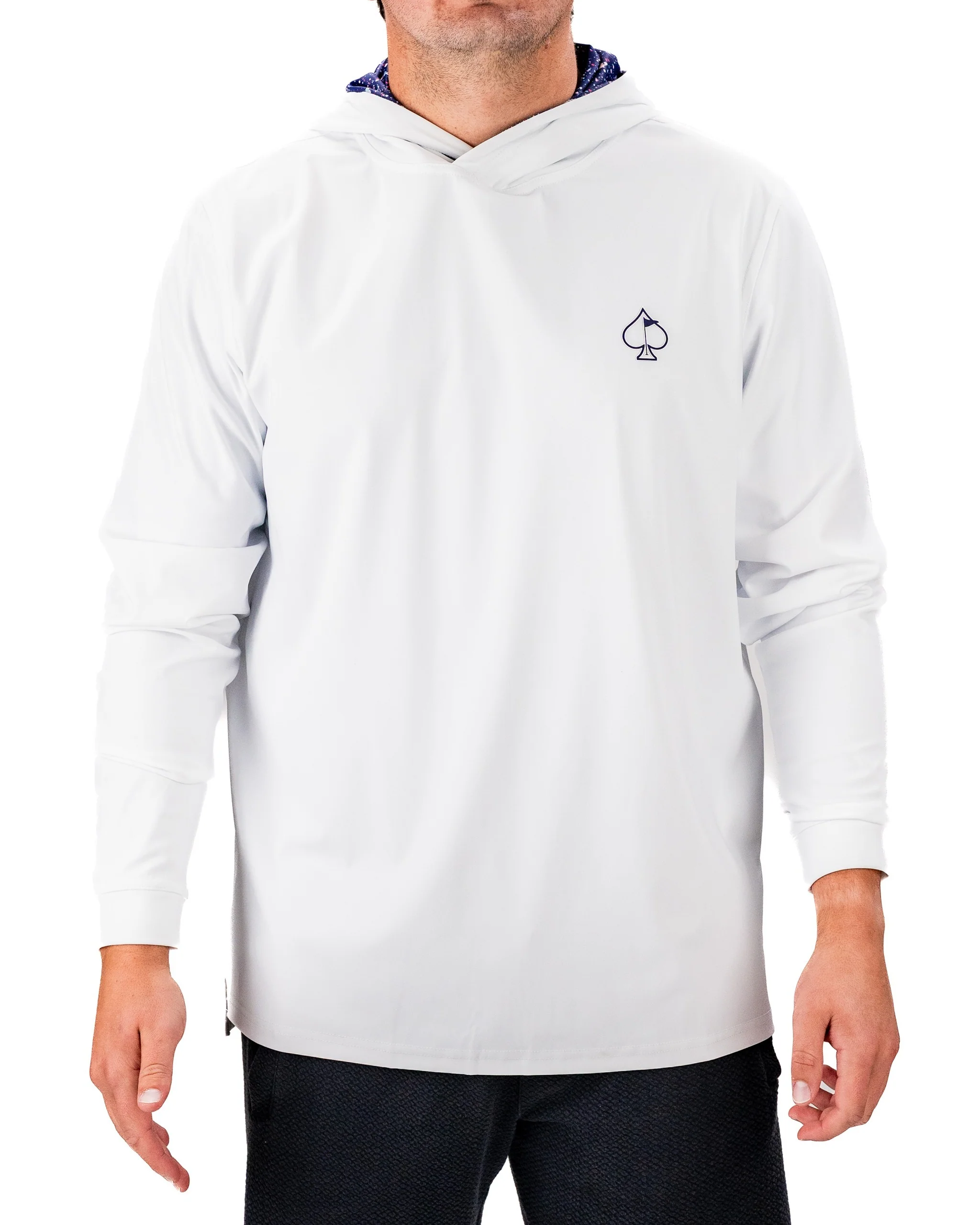 Performance Golf Hoodie - Blue Splatter - Image 2