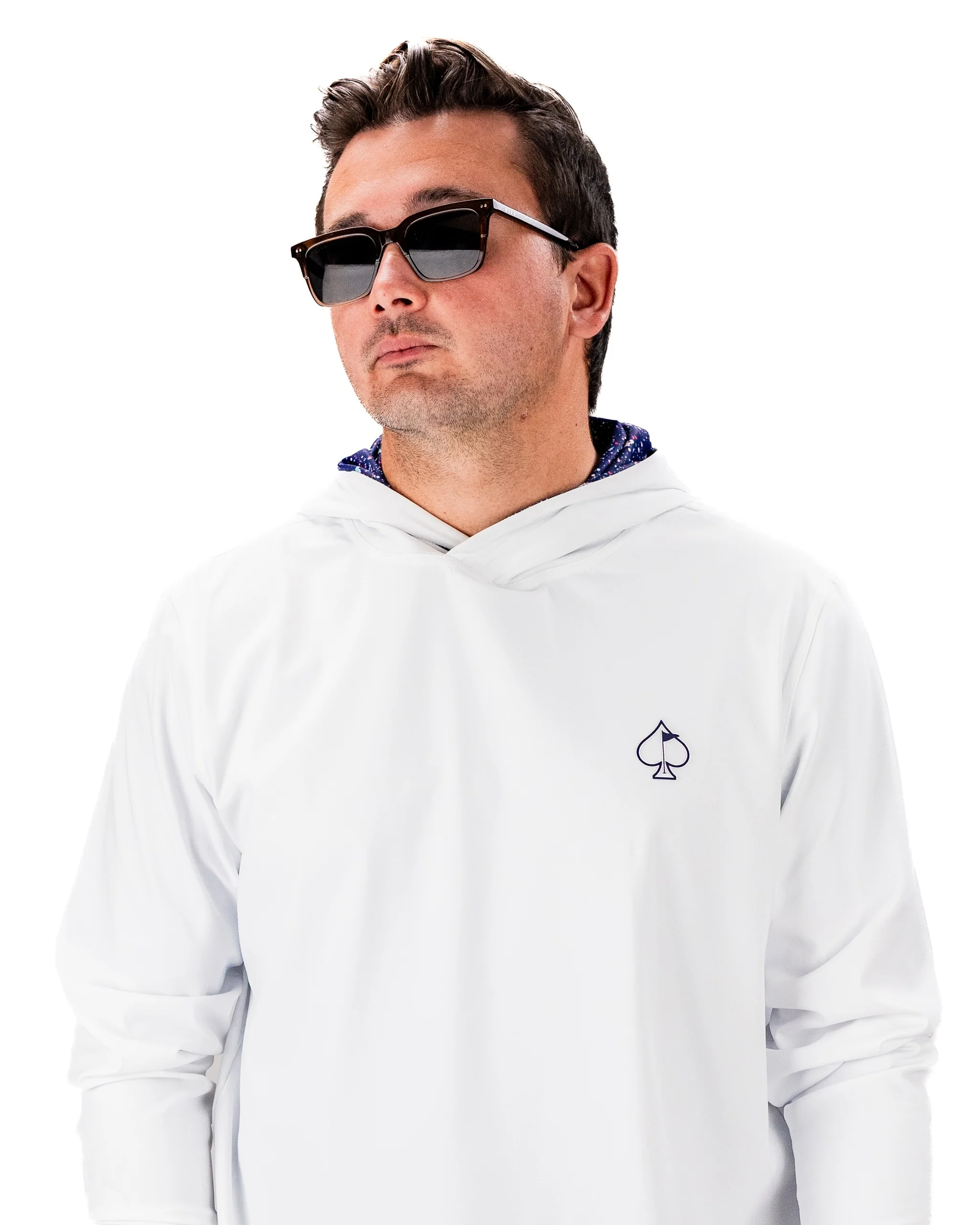 Performance Golf Hoodie - Blue Splatter - Image 6