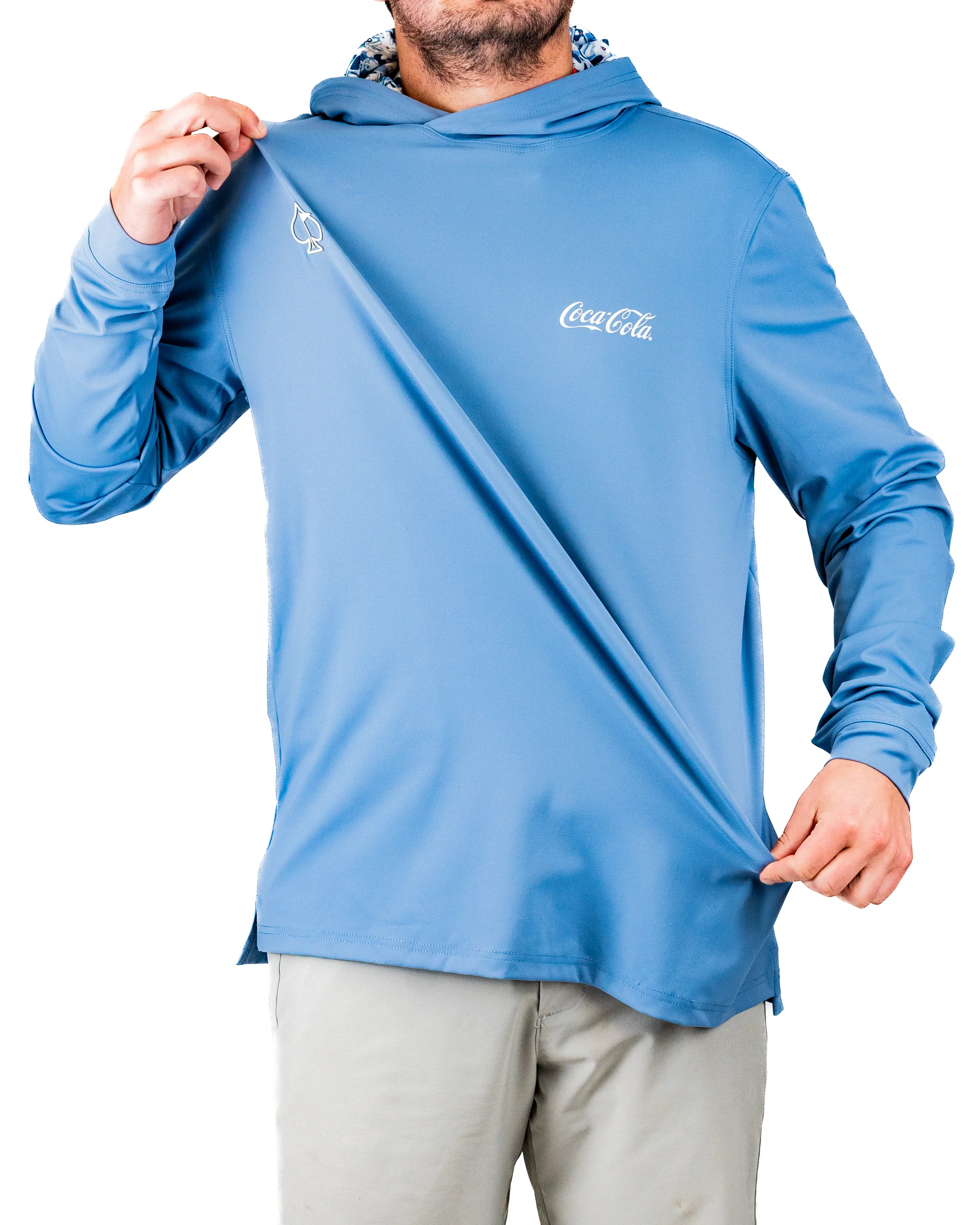 Performance Golf Hoodie - Coca-Cola Glacier Blue - Image 5