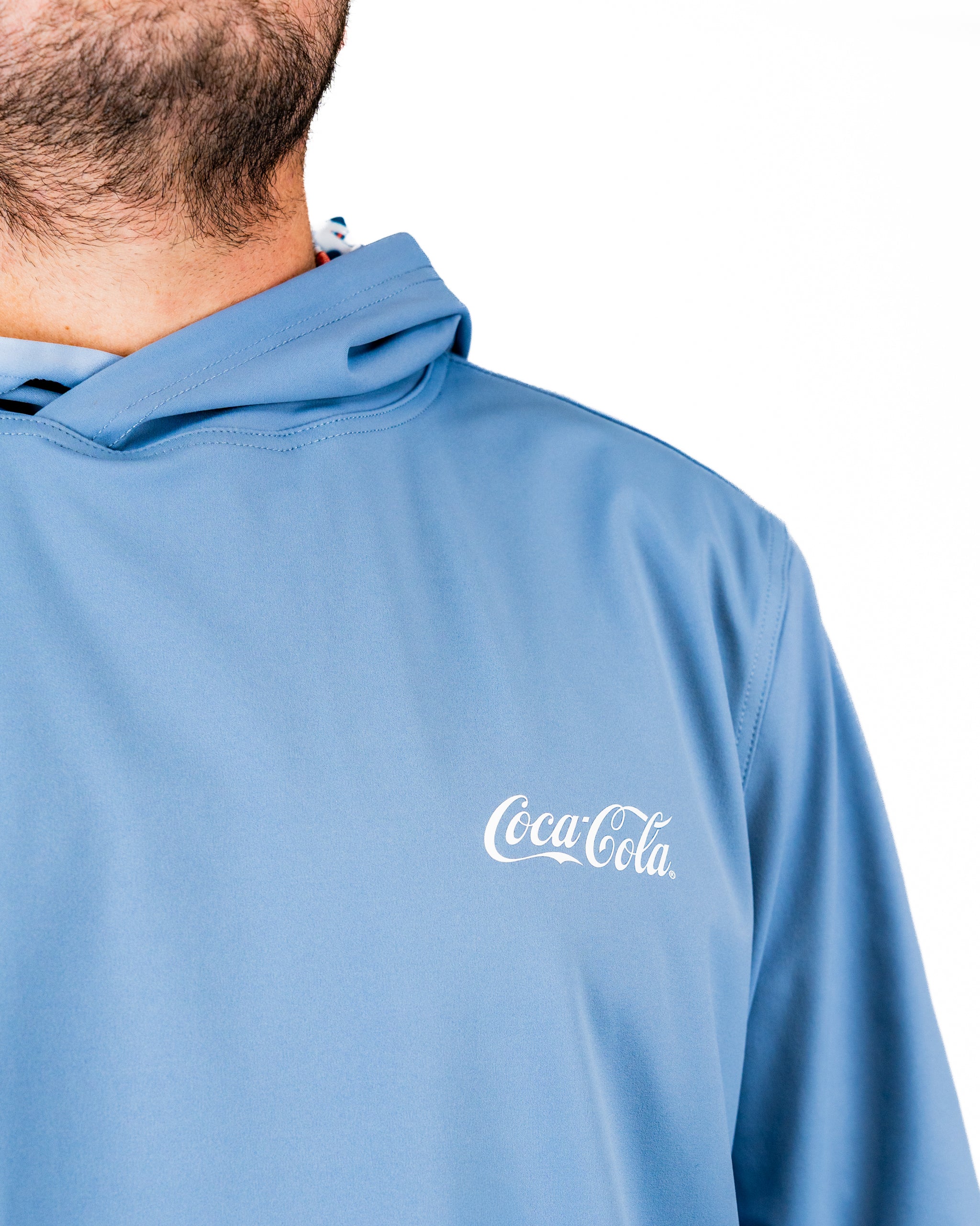Performance Golf Hoodie - Coca-Cola Glacier Blue - Image 9