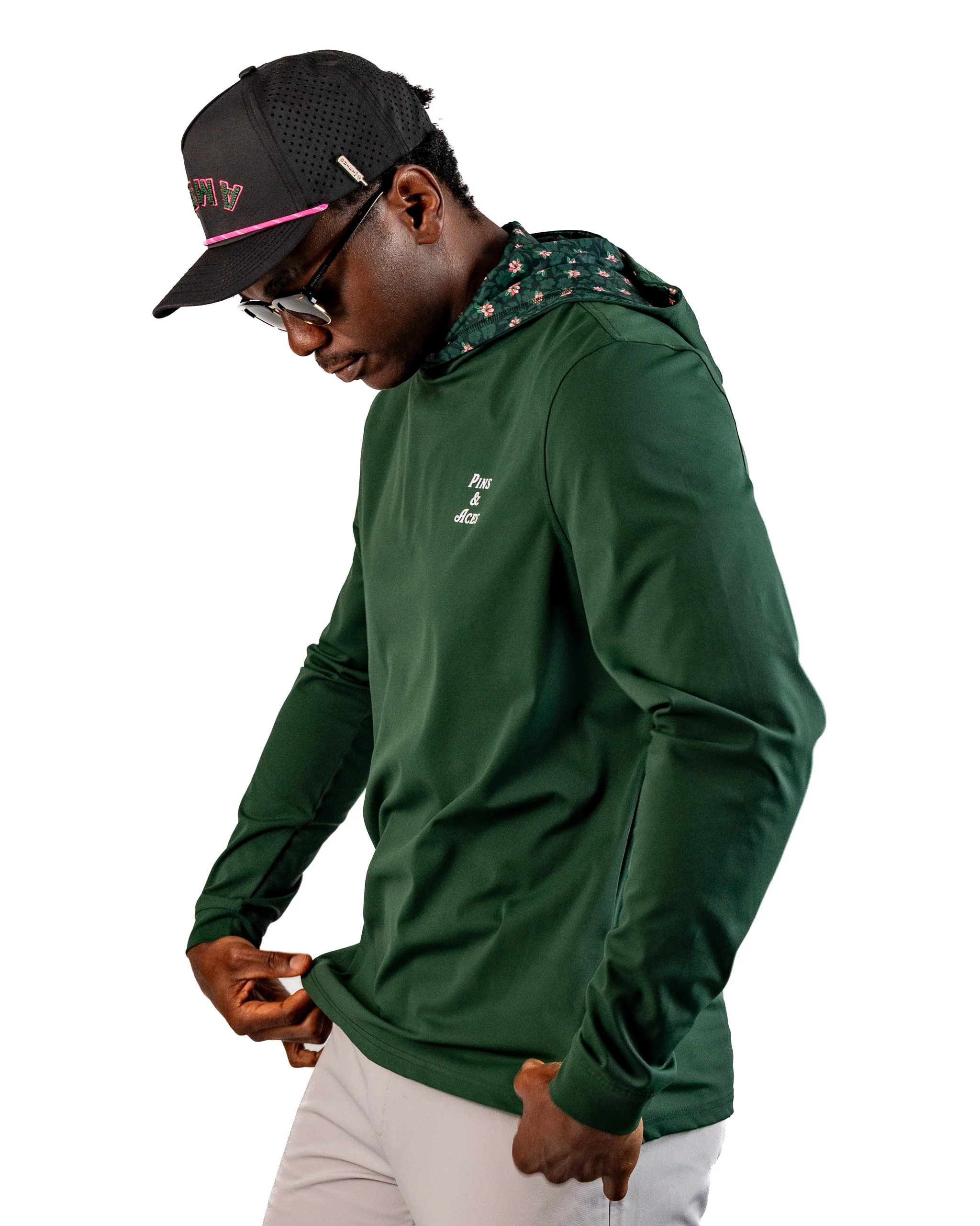 Performance Golf Hoodie - Dark Azalea - Image 12